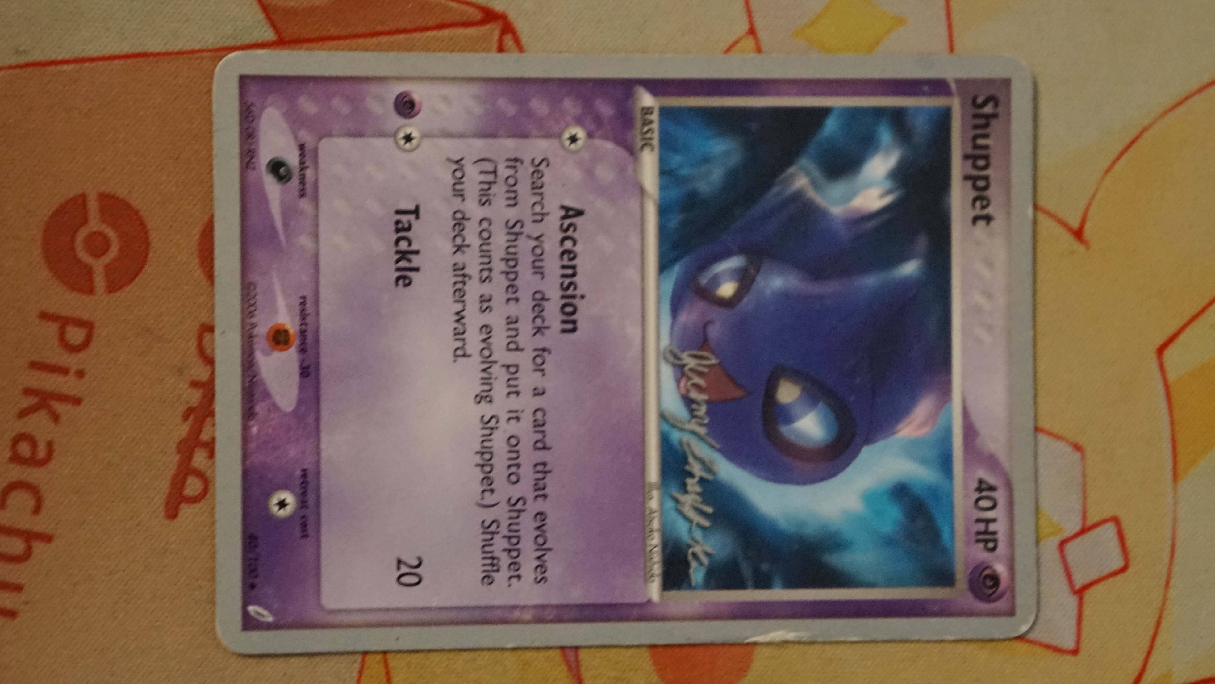 Pokemon Shuppet 40/100 World Championships 2007 Deck P - photo 3