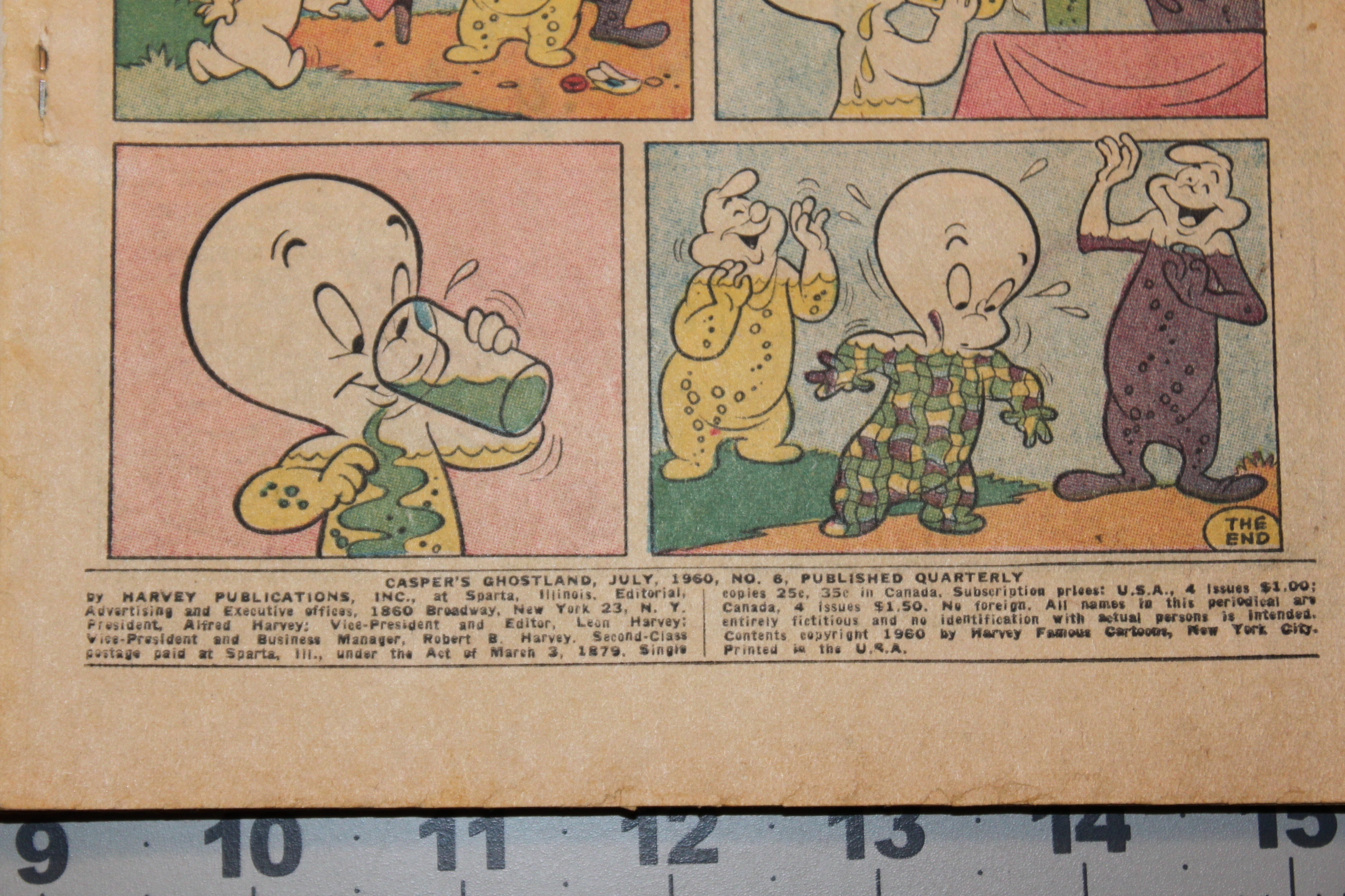 Casper’s Ghostland #6 Harvey Comics July 1960 Canadian Variant - photo 3