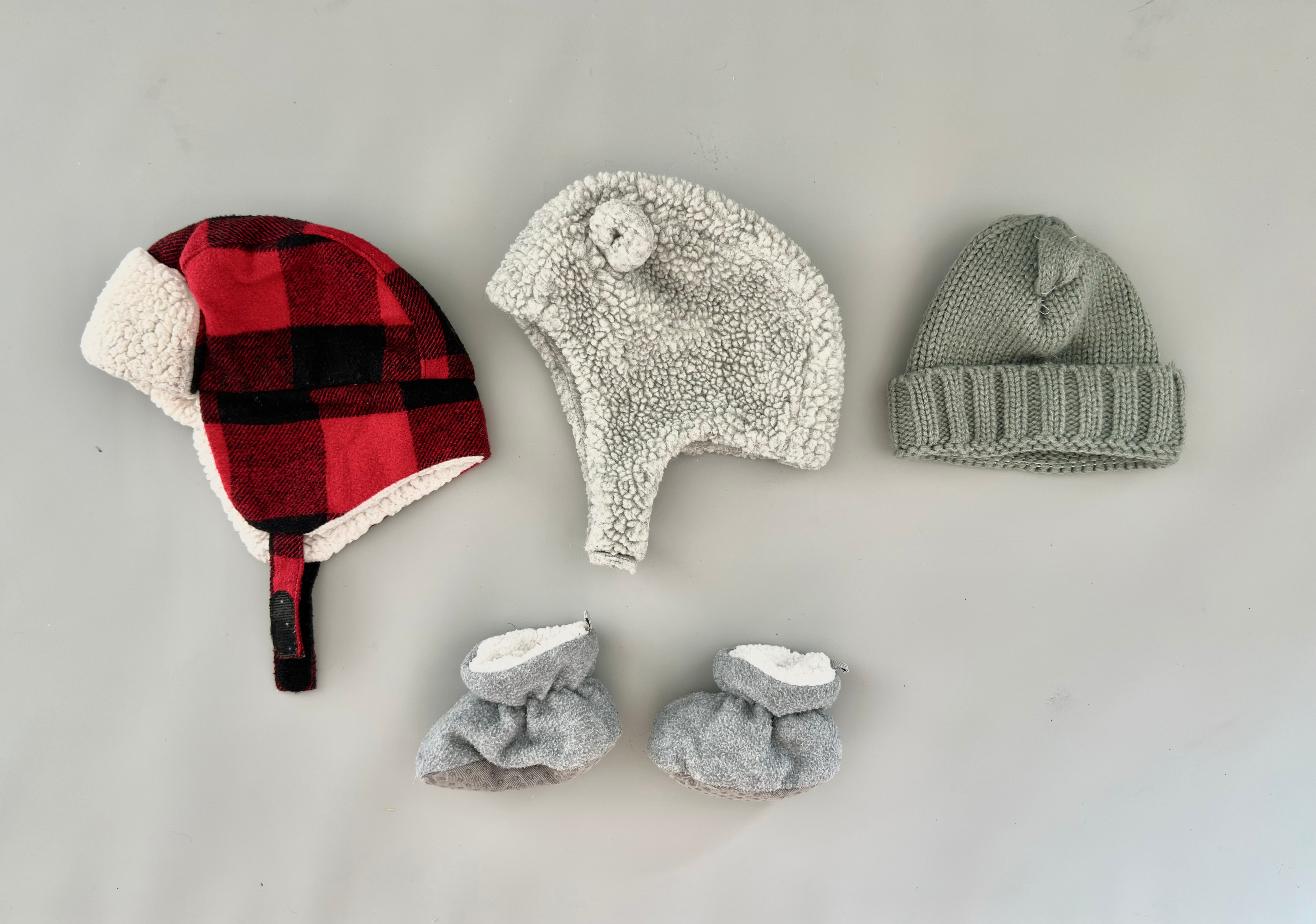 Baby Winter Hats and Booties Bundle - 3-12 Months - photo 2