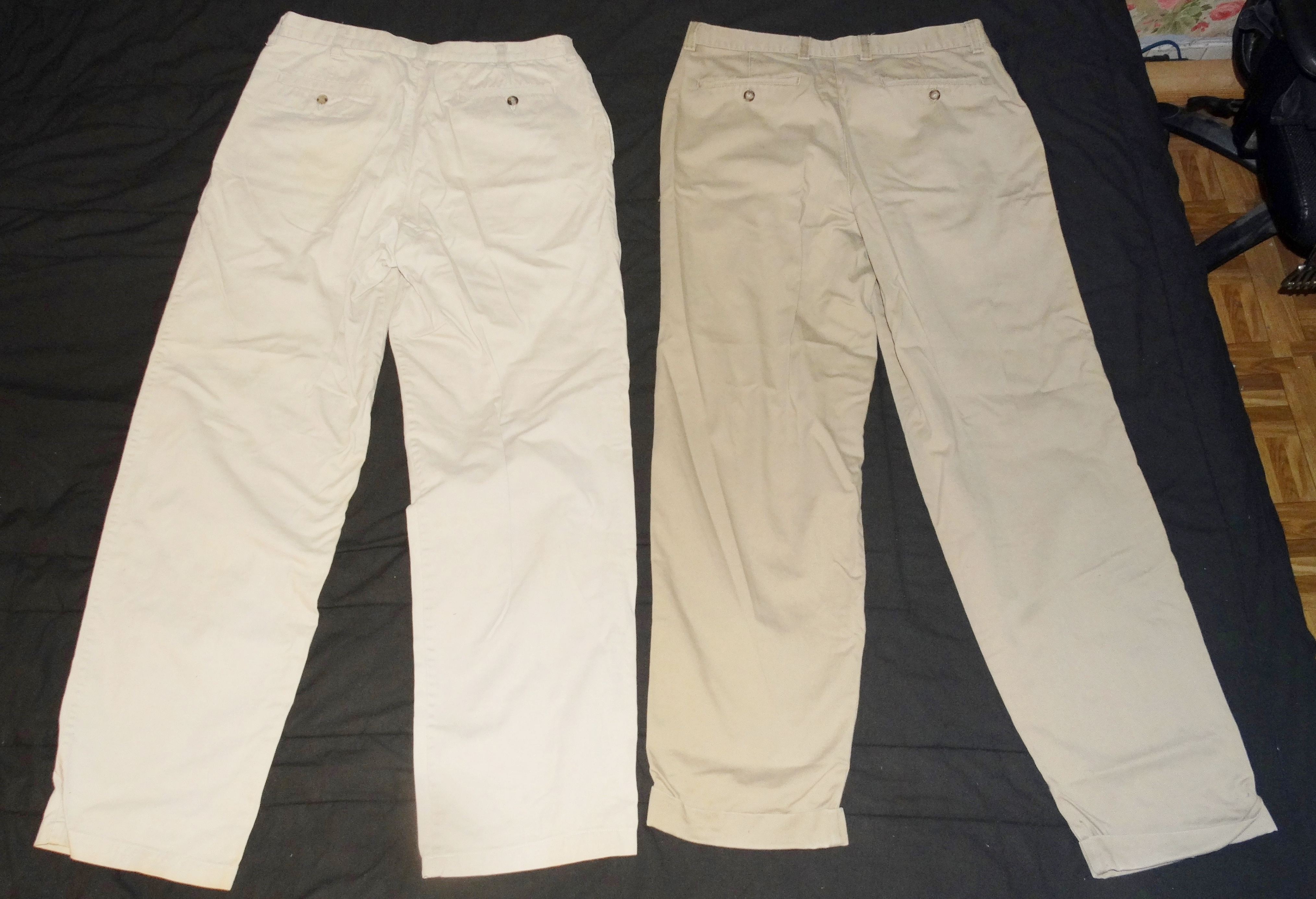 Men's Pleated Khaki Pants - Both Pair for $10.00 - photo 3