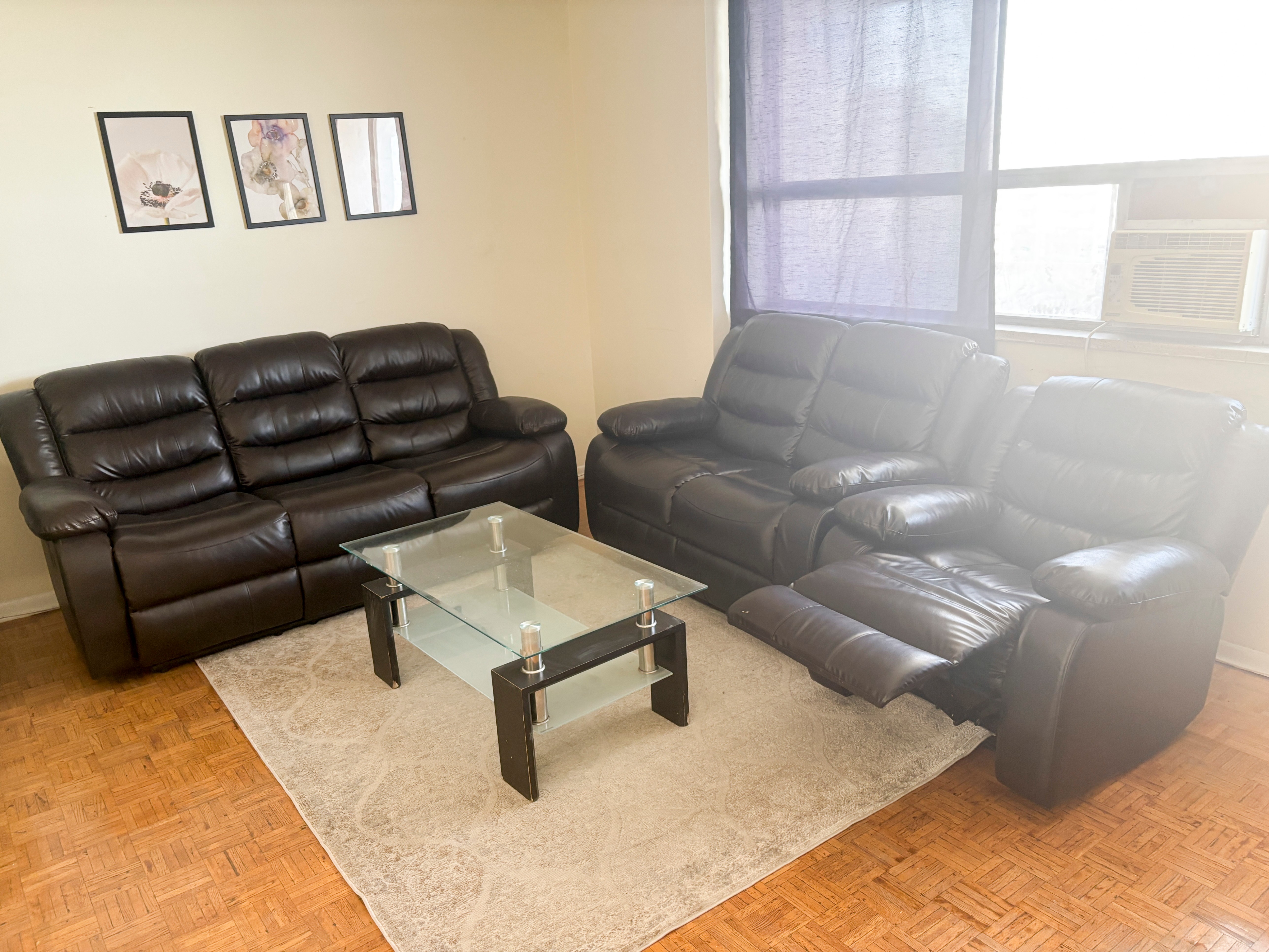 Beautiful Dark Brown Recliner Set – 3+2+1 for sale