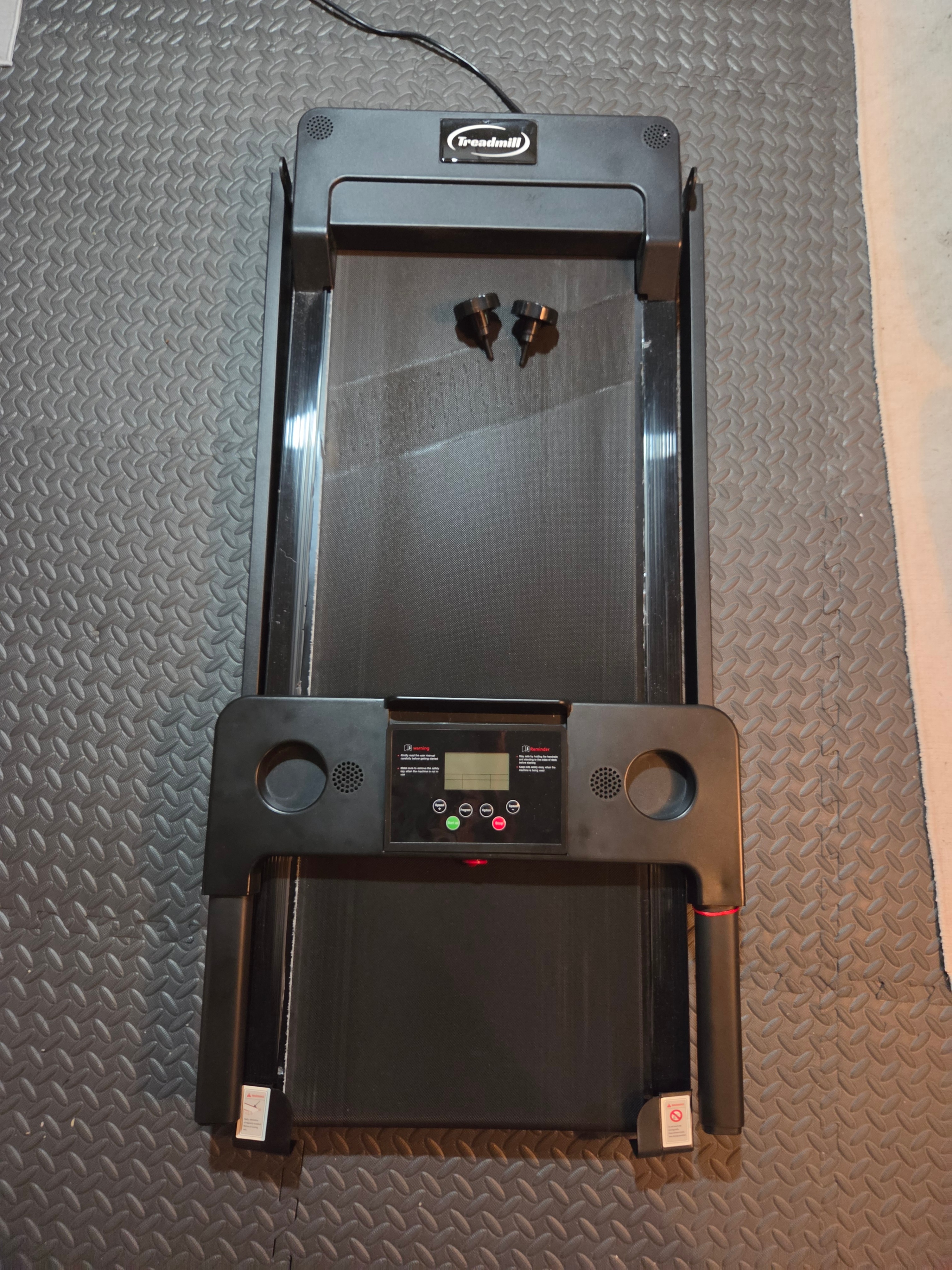 Foldable Walking Pad Treadmill with Handle Bar for Home & Office - photo 2