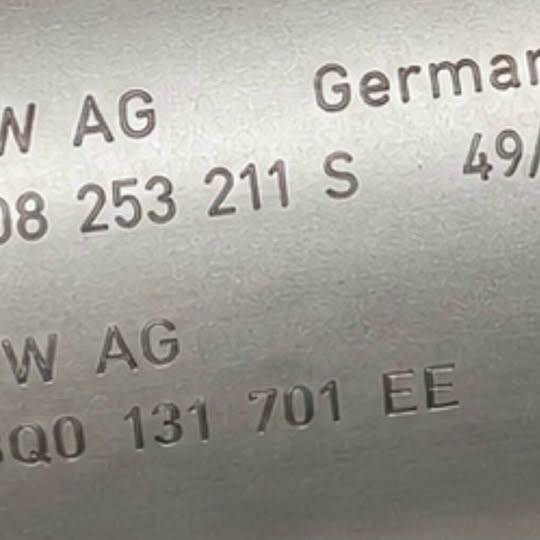 2022–2024 VW Golf R Mk8 OEM Downpipe with Catalytic Converter - photo 2