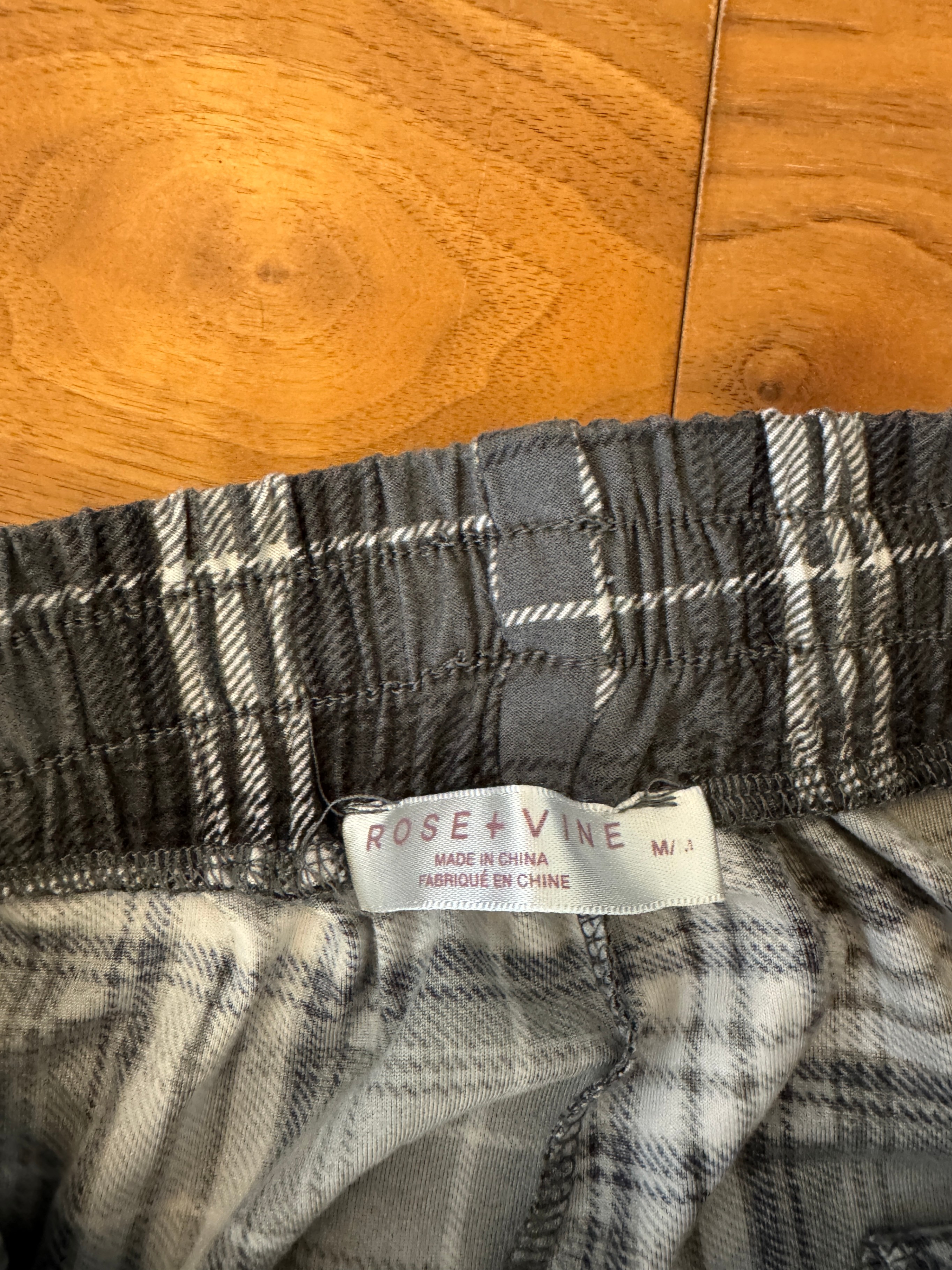Grey Plaid Pyjama Pants - photo 3