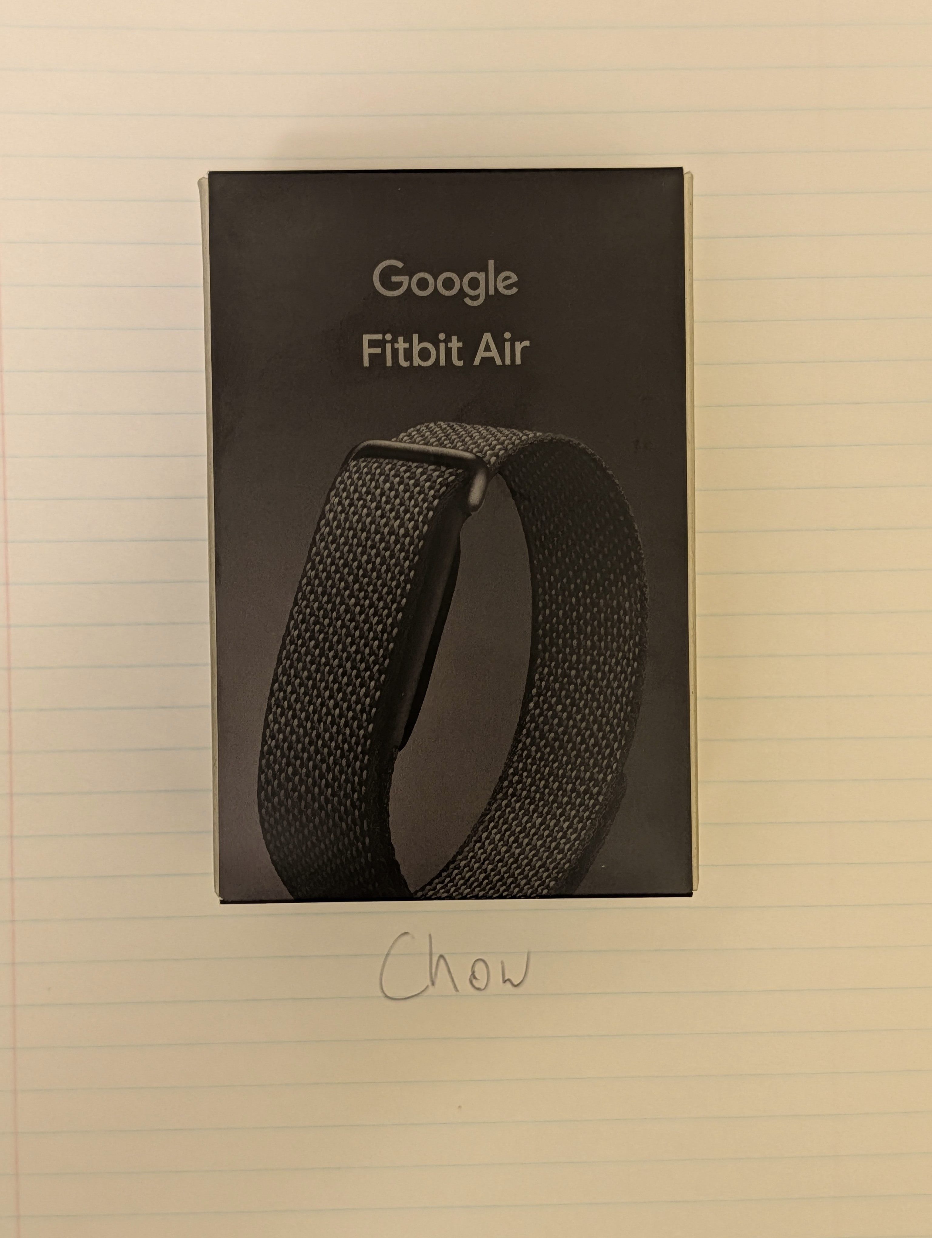 New Google Fitbit Air - Obsidian (Black)