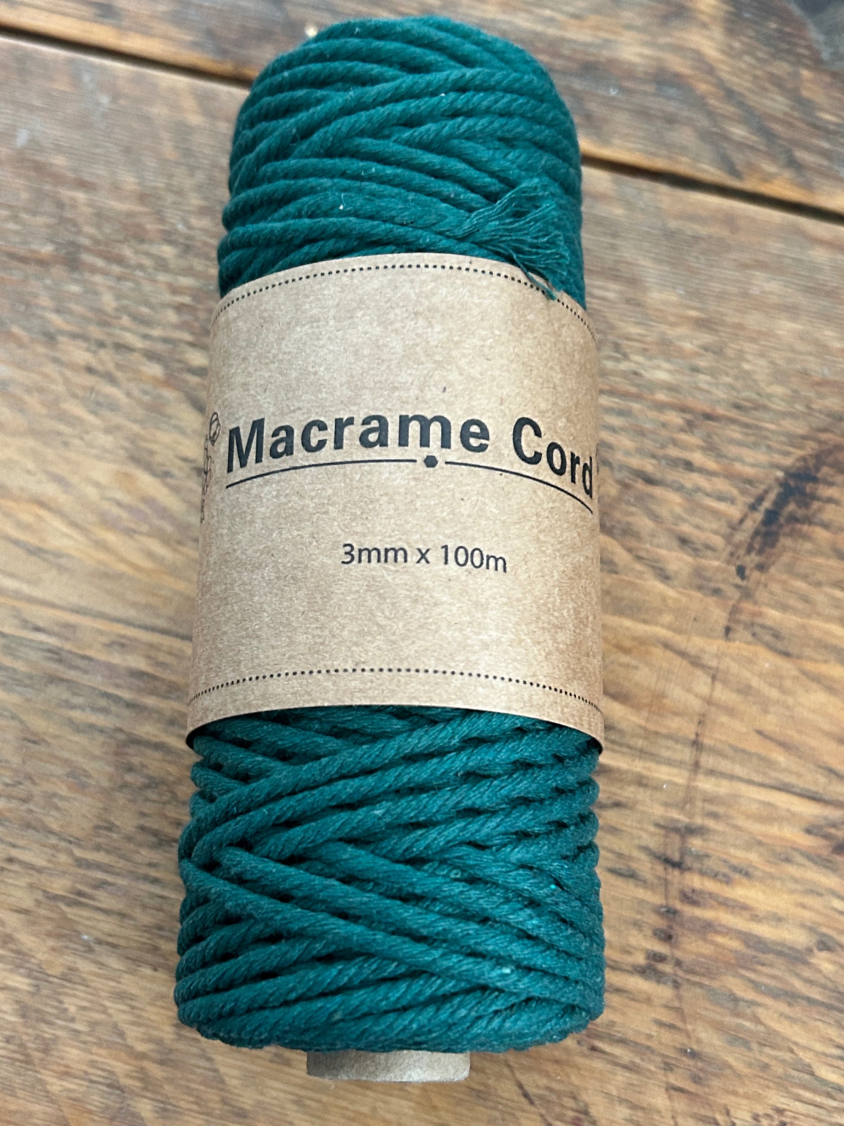Macrame Cord - 3mm x 100m