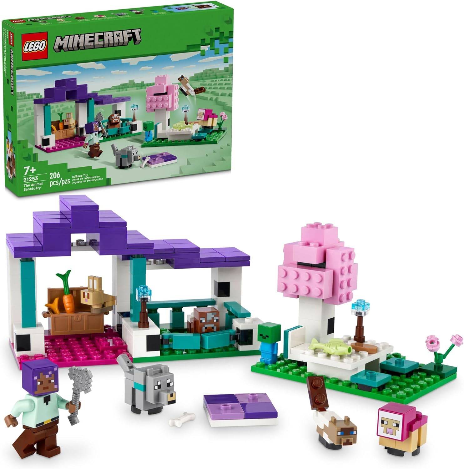 minecraft lego the animal sanctuary
