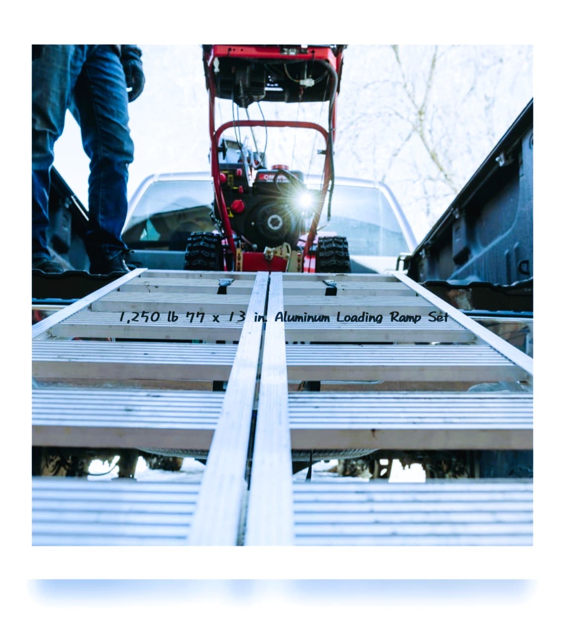 Aluminum Loading Ramps 1250 lb 77x13 - photo 4