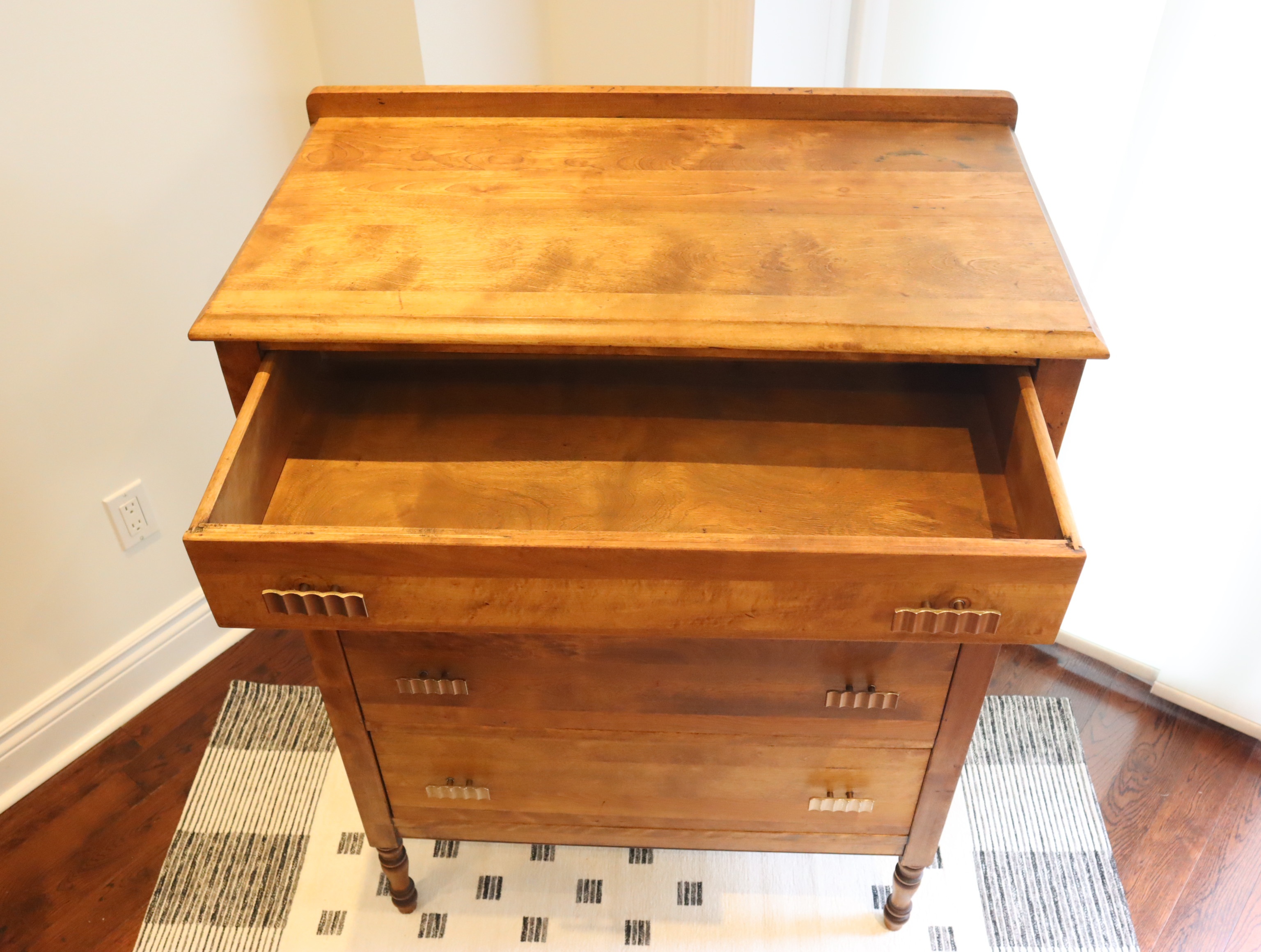 Antique 1920's Canadian Made Tallboy Dresser - photo 3