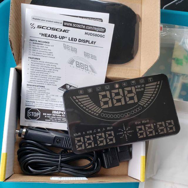 Scosche HUD580GC OBD Heads Up Display (OBDII) - photo 4