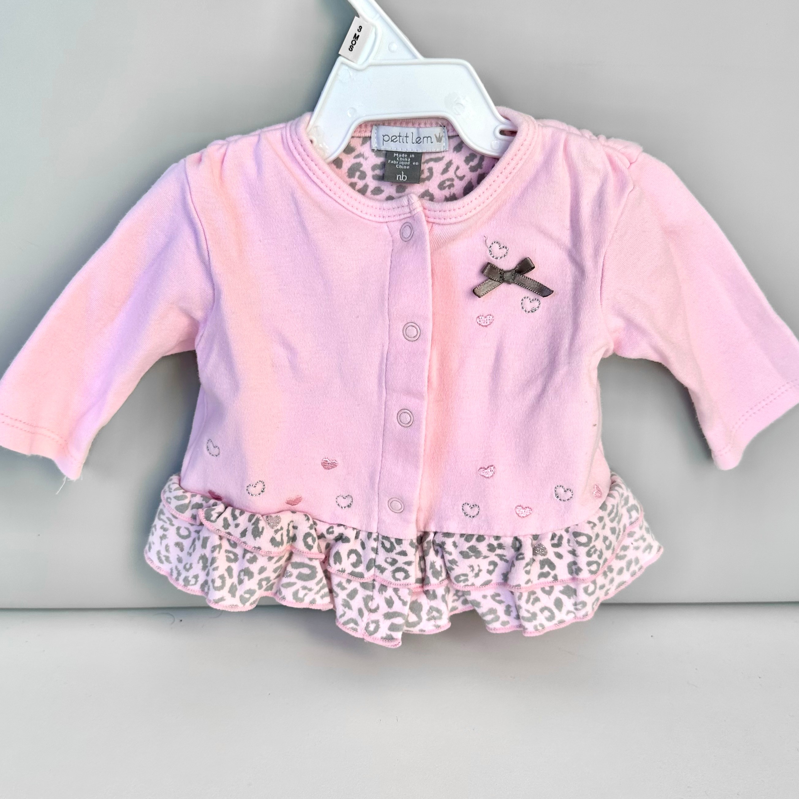 Baby Girl Sweater - Petit Lem - Newborn
