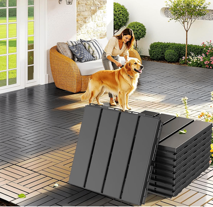 New 43 sq ft Goovilla Interlocking Deck Tiles (43 pcs) - photo 5