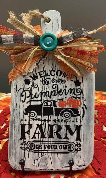 Handmade Decorative Fall Cutting Boards Decor