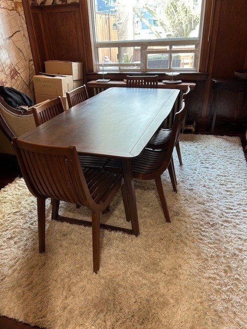 Dining room table and chairs - photo 2