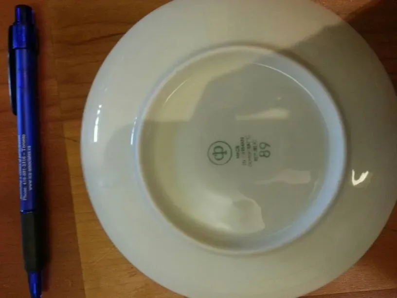 Pretty Gold-Rimmed Floral Pattern German "China" Plates (Set ... - photo 3