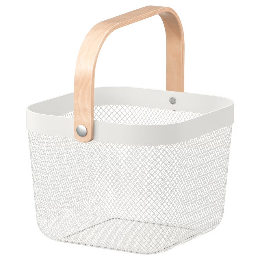 IKEA RISATORP Wire Basket – White