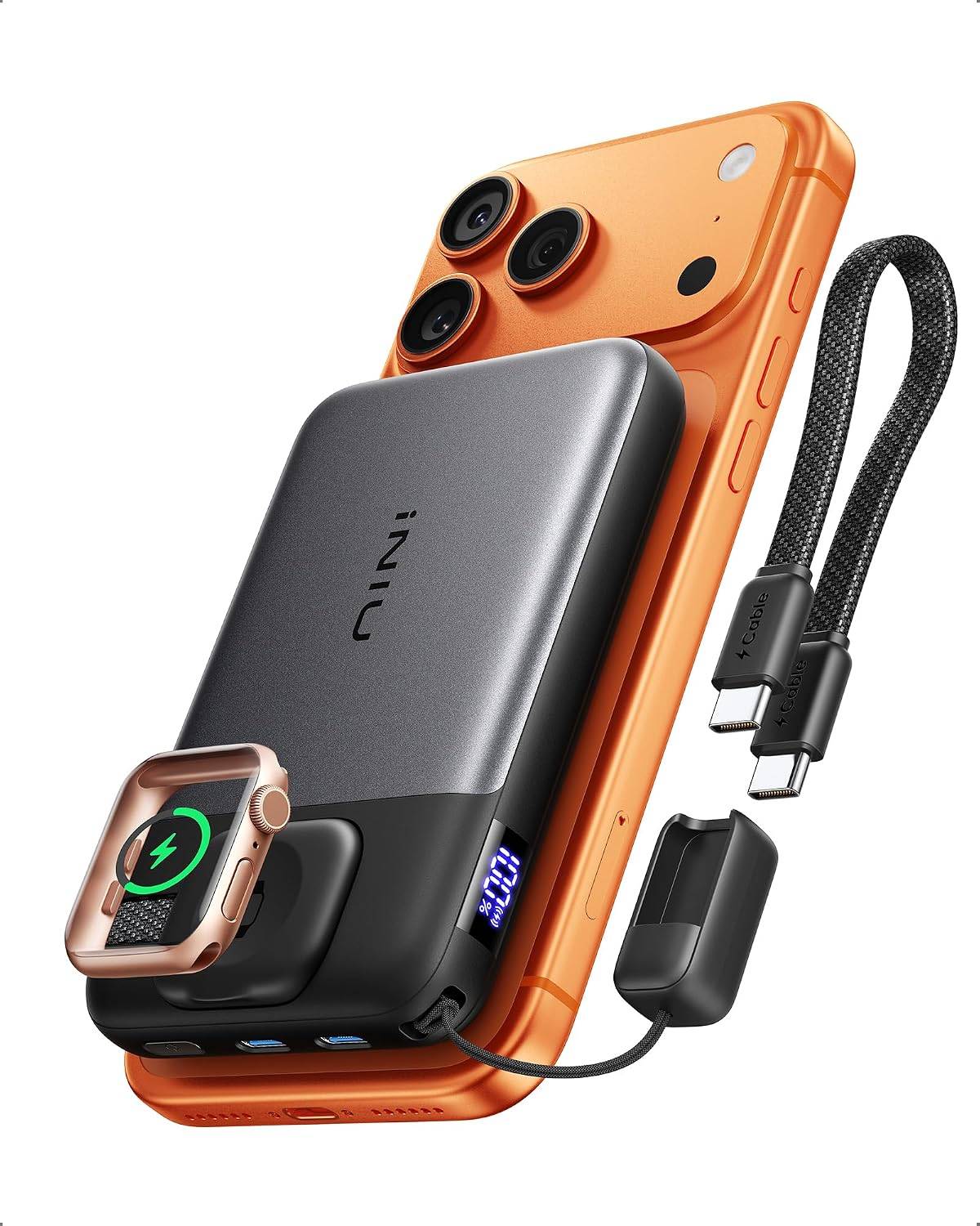 Power Bank, 10000mAh Apple Watch Charger