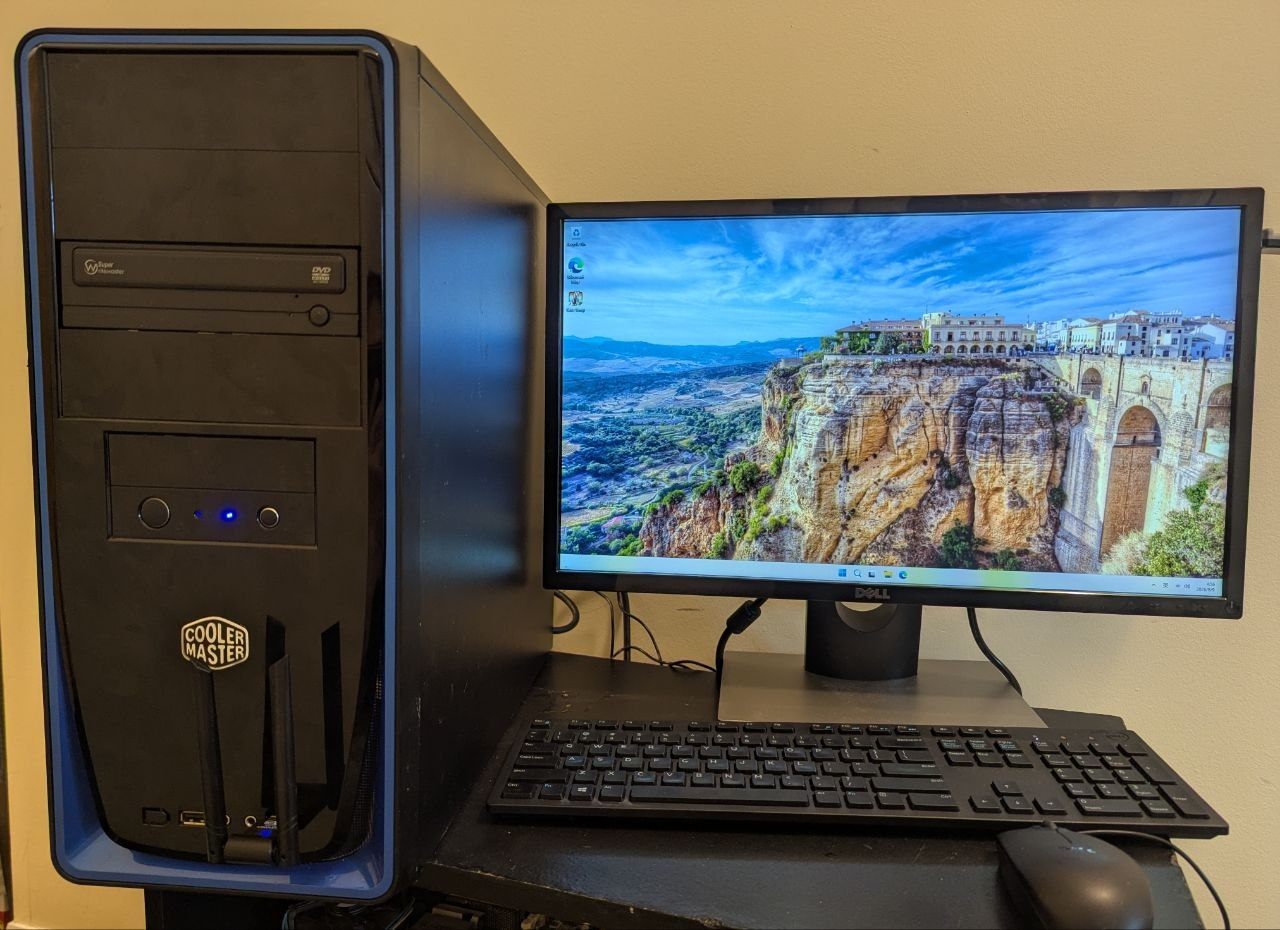 Computer Set 1060 6GB  16GB  Dell 24" Monitor  WiFi 6 & BT 5.4