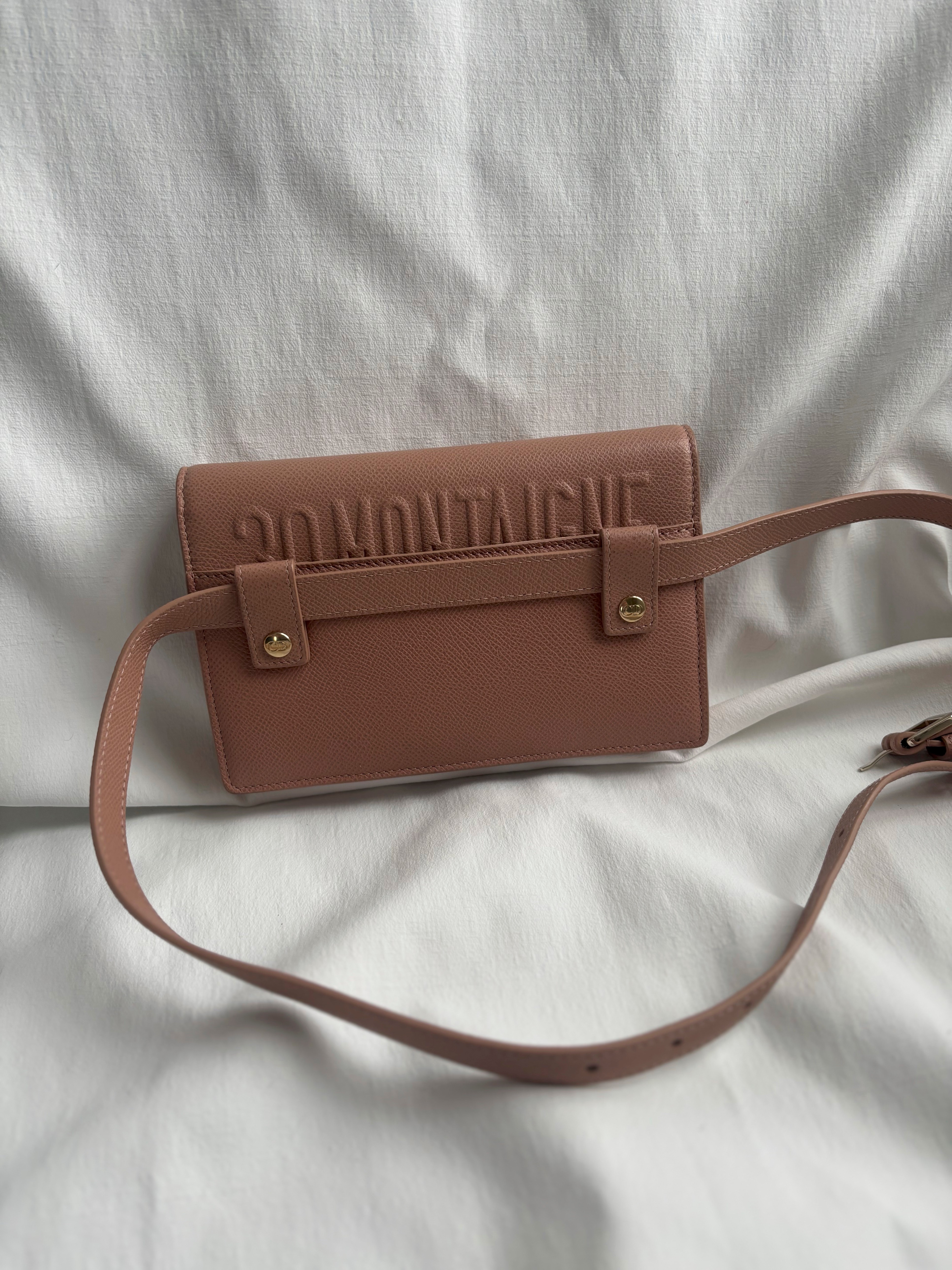 Authentic Dior Montaigne Belt Bag Pink - photo 2