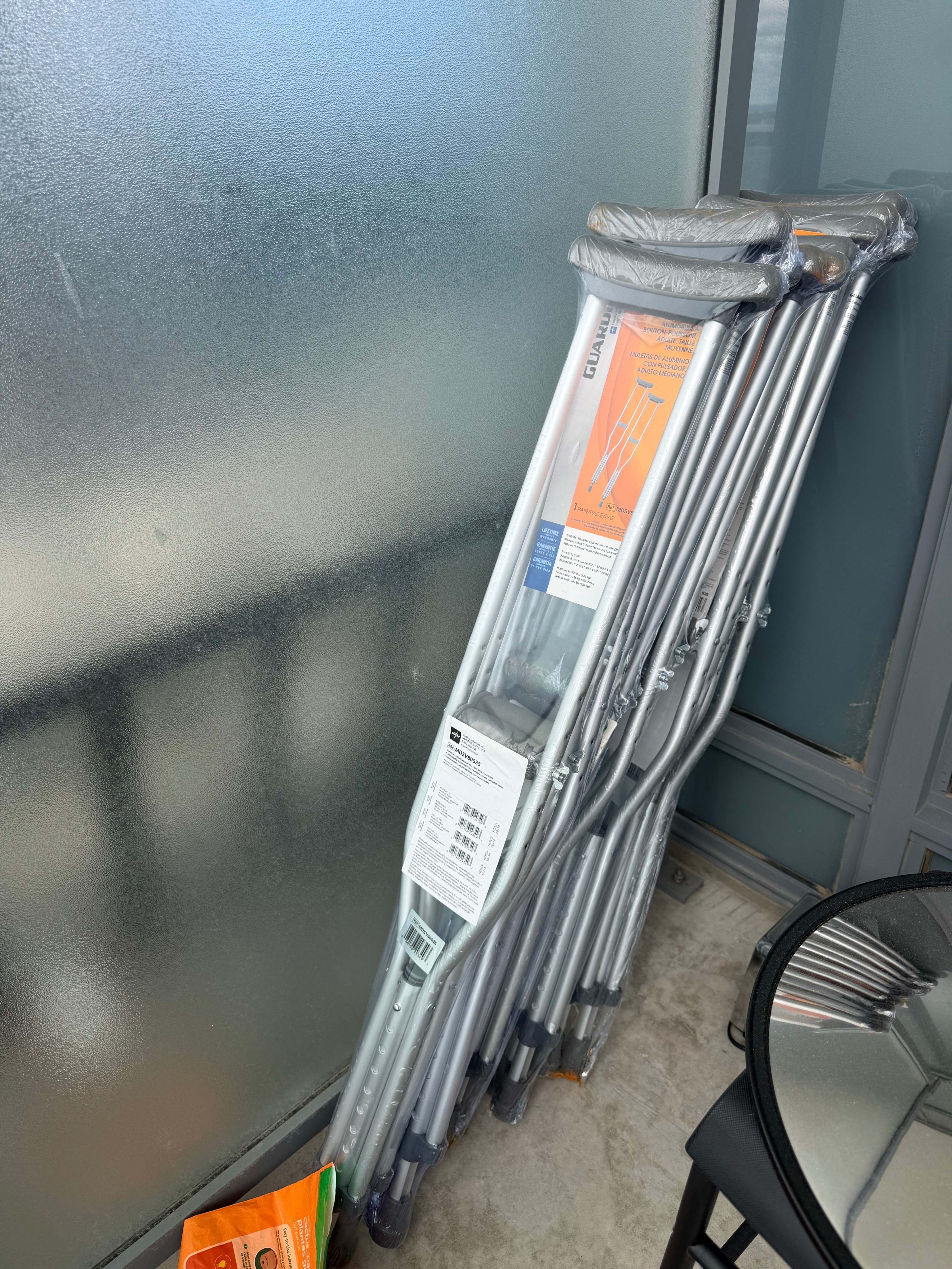 Brand New Medline Aluminum Crutches - Medium Adult  Price: