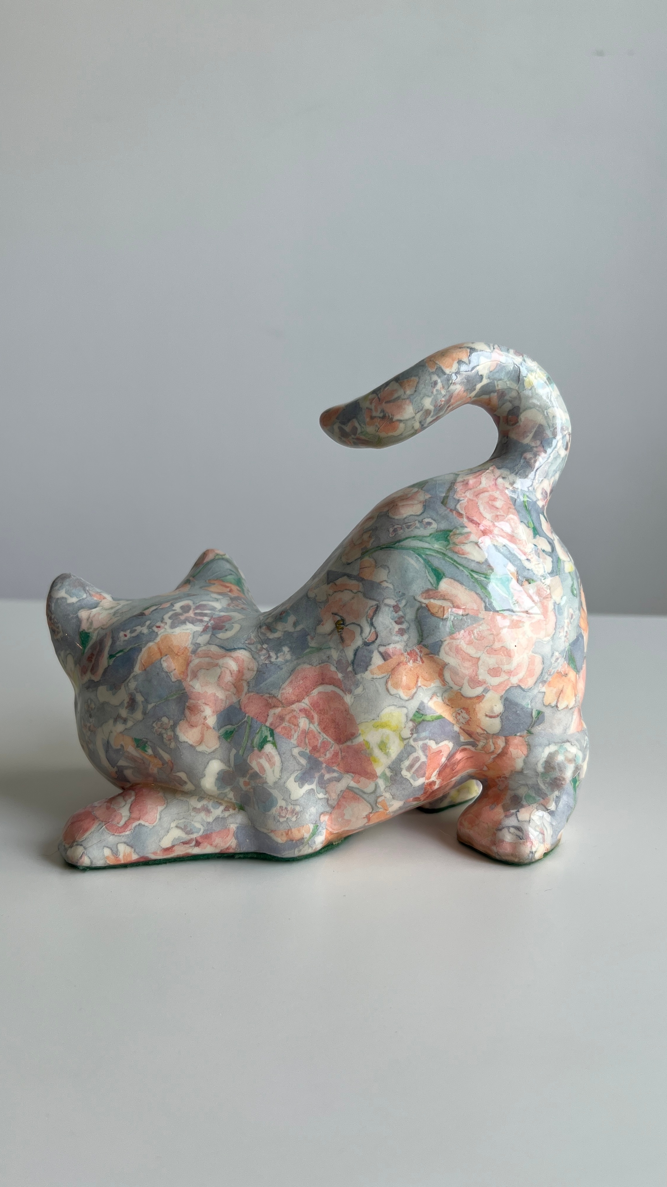 🐾 Vintage Cottagecore Chintz cat 🐾 - photo 2