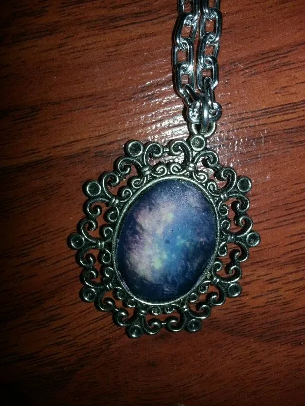Hand-Made Cosmos Pendant Necklaces -- Got These To Gift But I... - photo 2