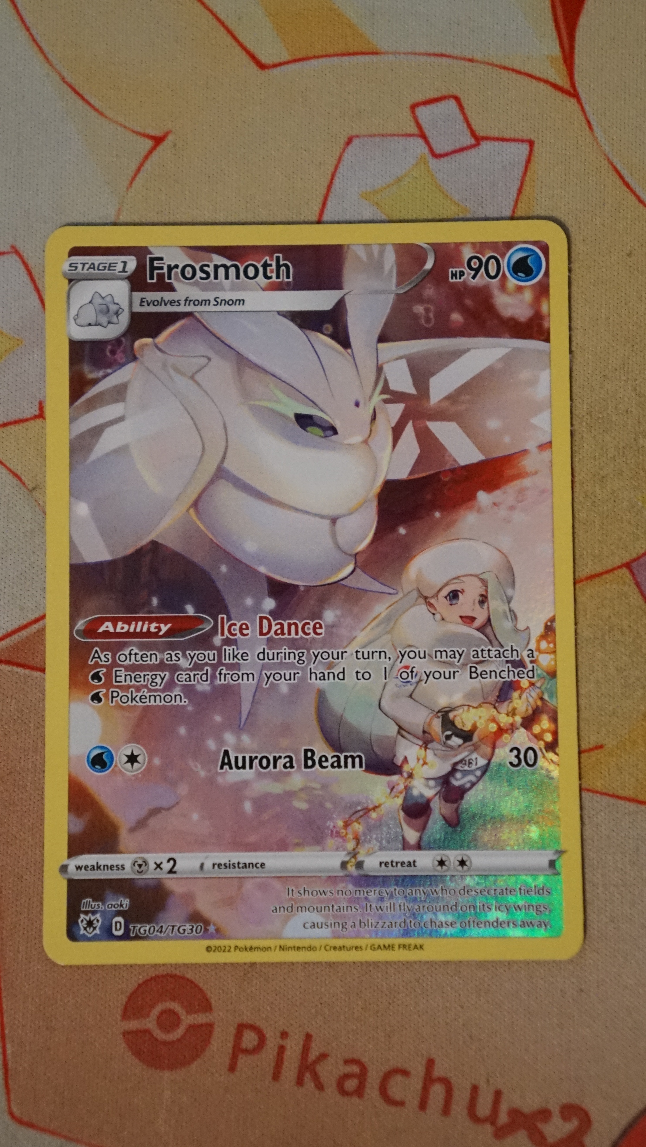 Pokemon Frosmoth TG04/TG30 Astral Radiance Trainer Gallery NM - photo 3
