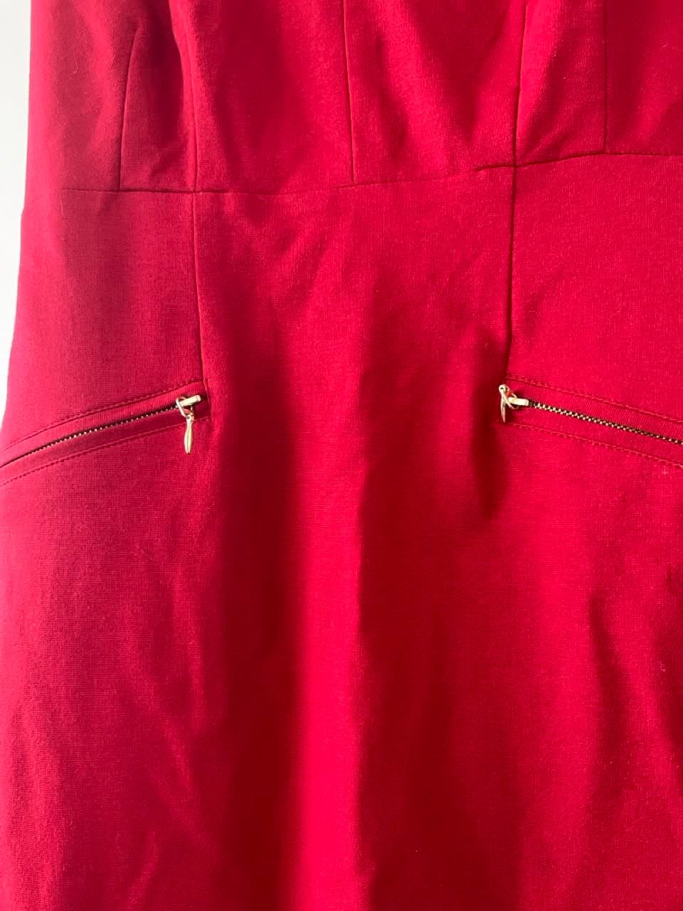 Cherry red bodycon dress, S/M - photo 3