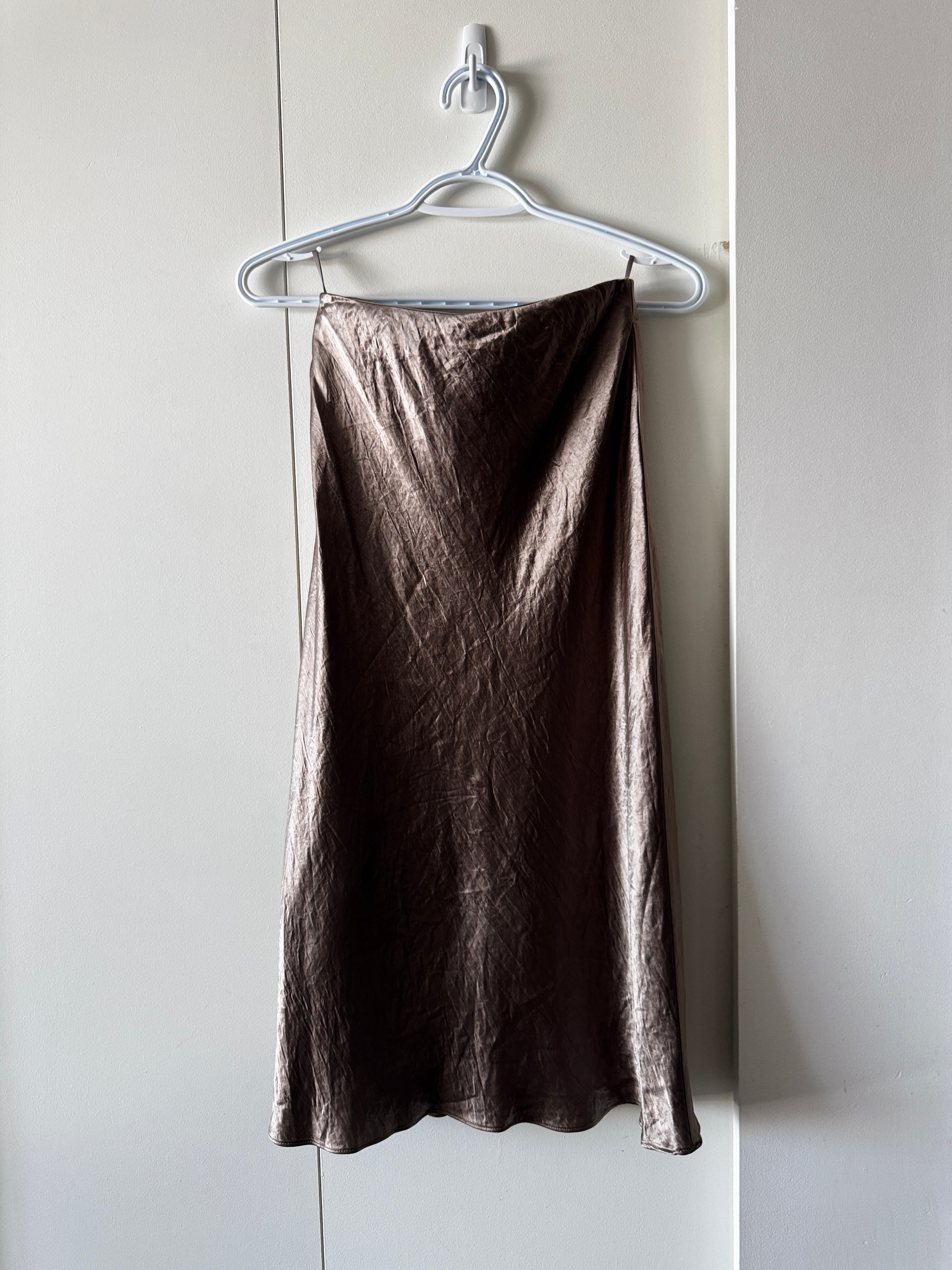 Babaton Satin Slip Midi Skirt – Size 0