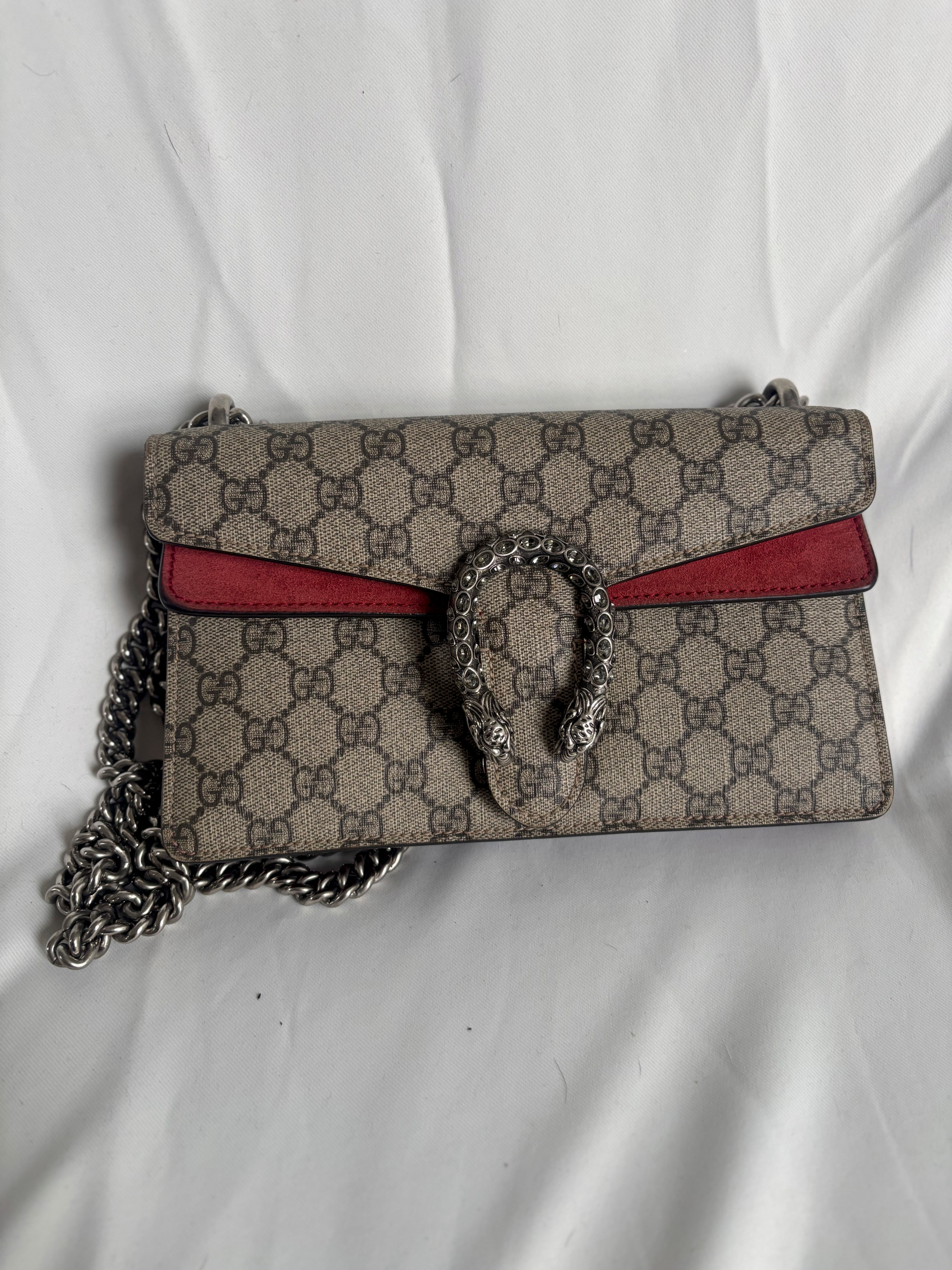 Authentic Gucci Dionysus GG Supreme Bag