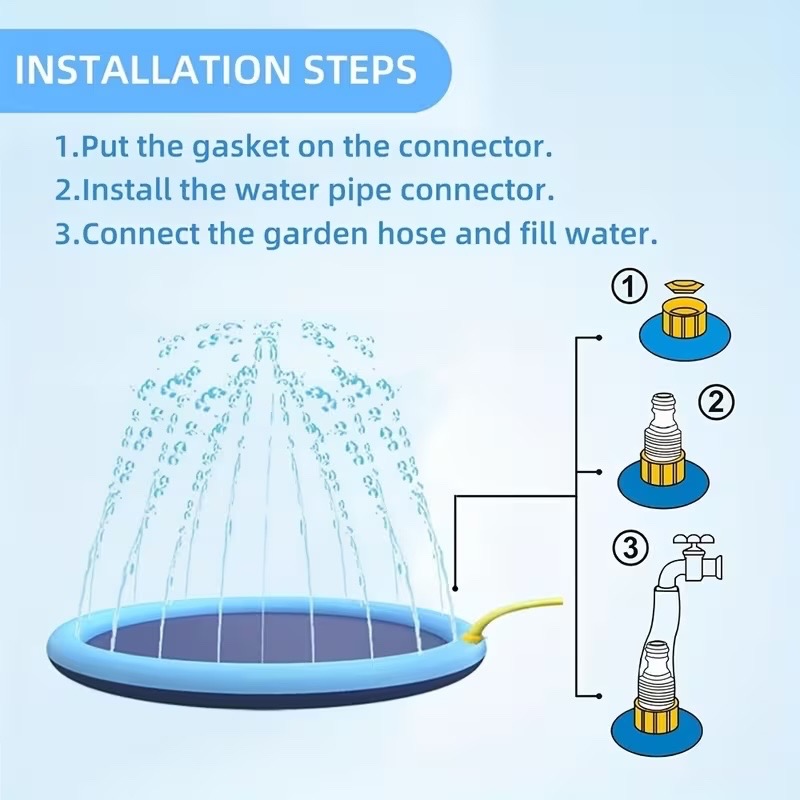 Pet Proof Splash Pad, 100cm Diameter - photo 2