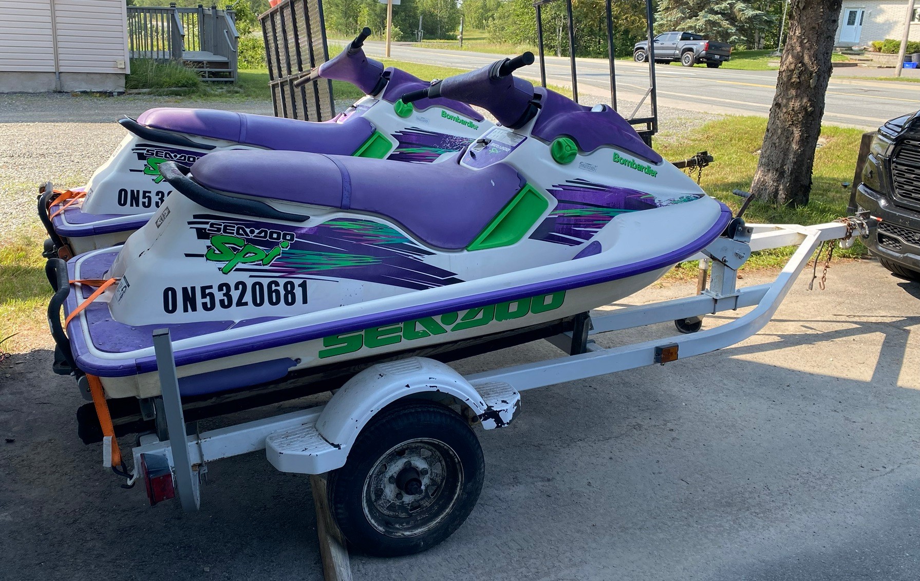 2 Seadoo SPI 1995 PWC with dual trailer - photo 3