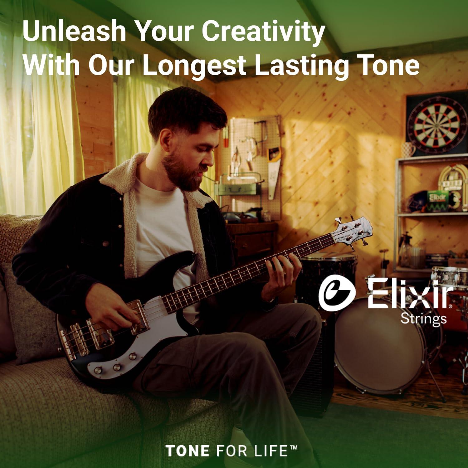 Elixir NANOWEB 5-String Bass Strings 45-130 - photo 4