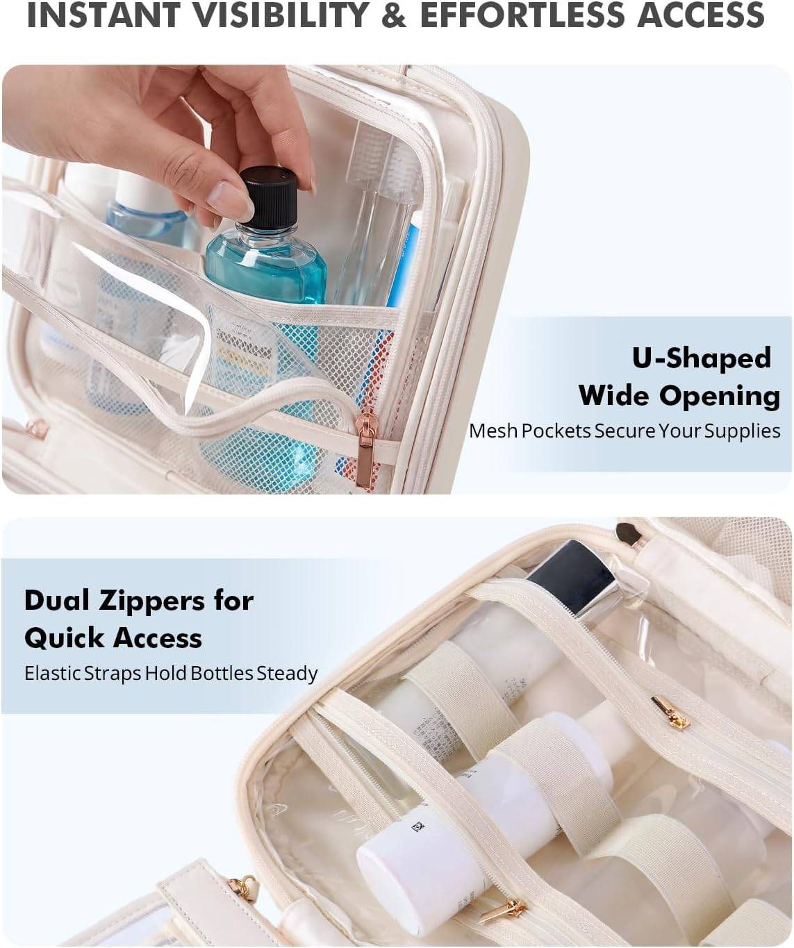 Prite Hanging Toiletry Bag for Women - photo 5