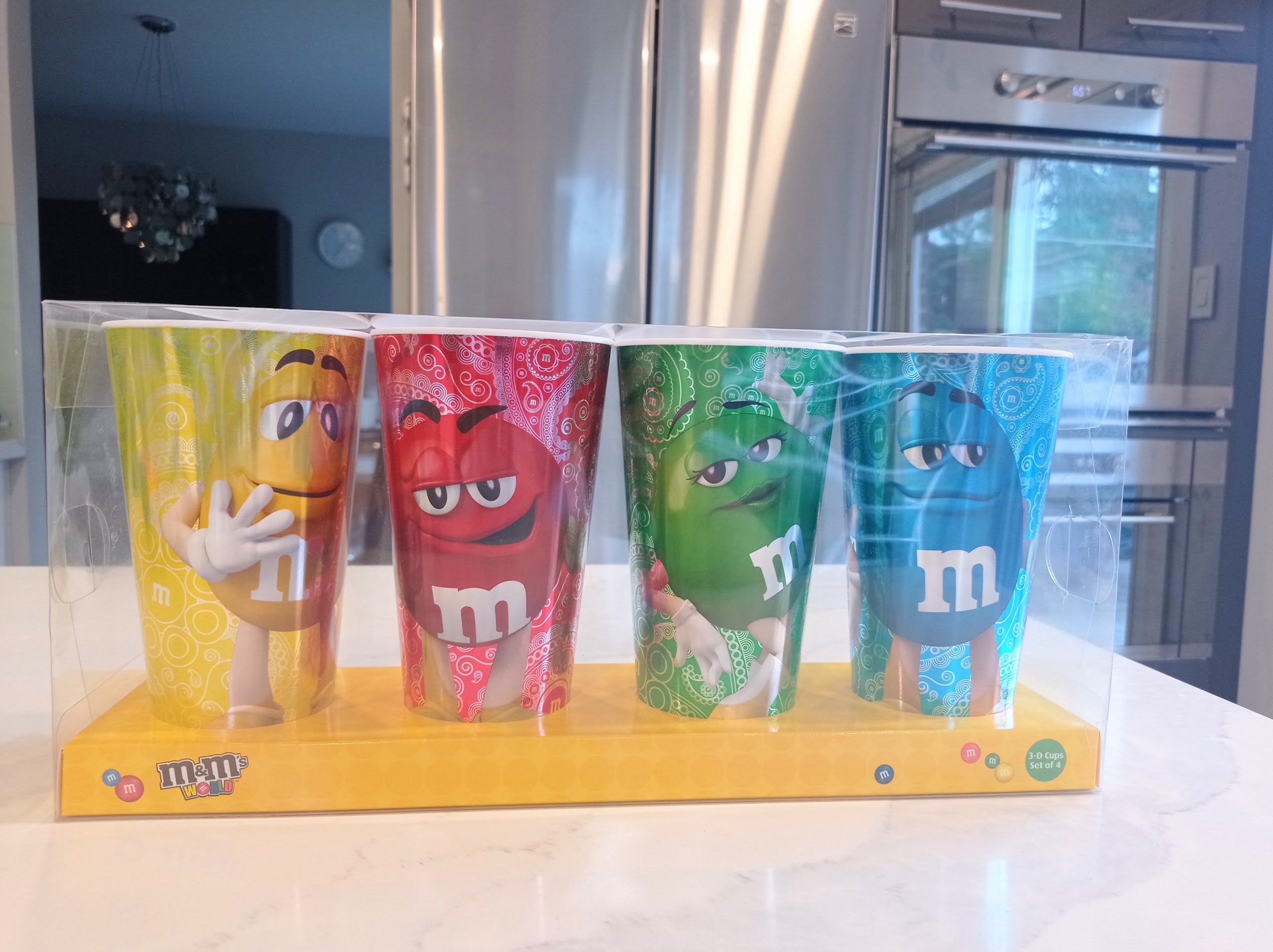 Brand New In Box: M&M’s Set of 4 Collectible 3D Cups / Tumblers - photo 2