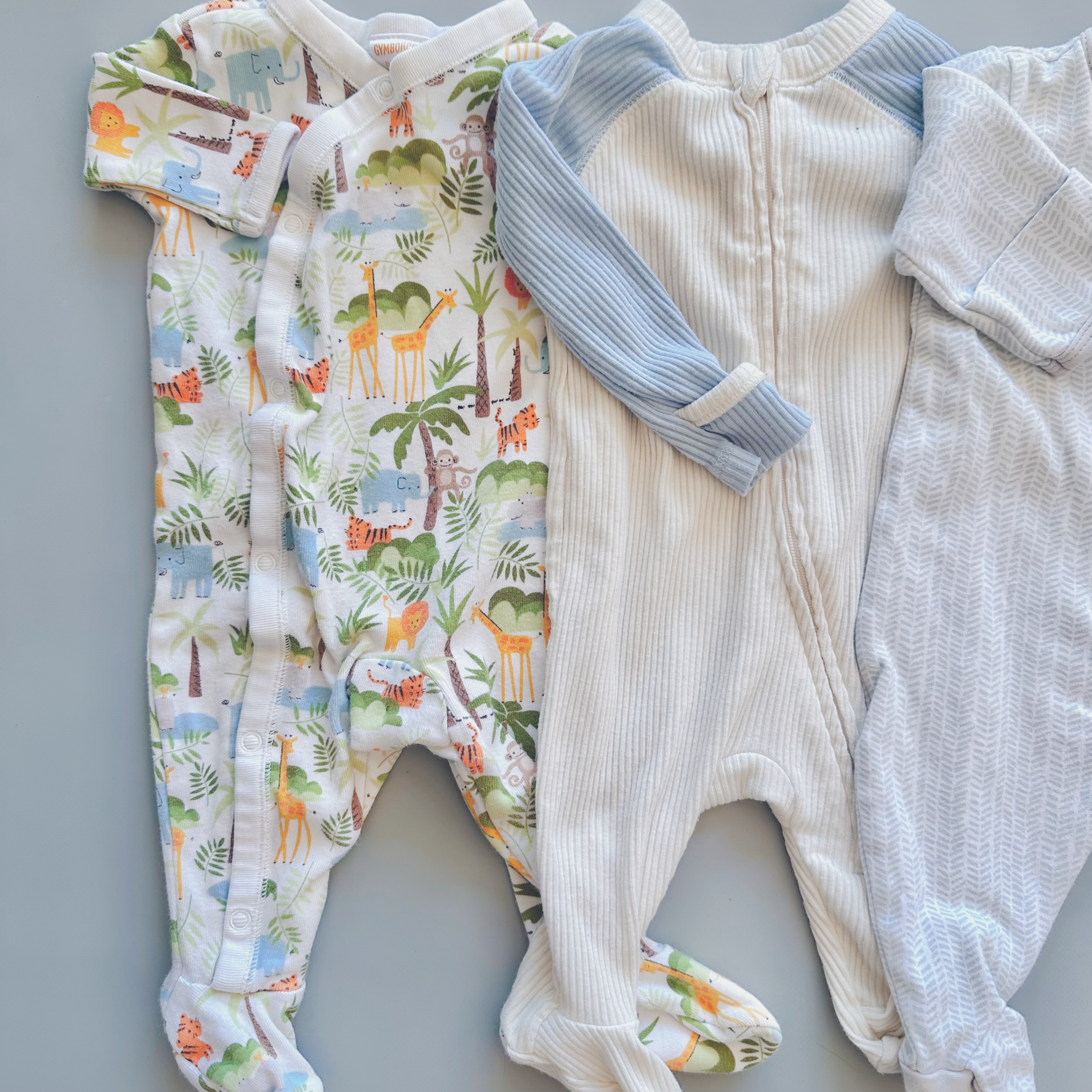 Baby Boy Sleepers Bundle - 0-3 Months - photo 4