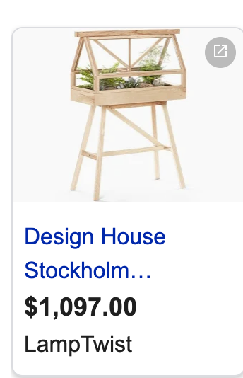 Indoor Greenhouse by Design House Stockholm (Ash)