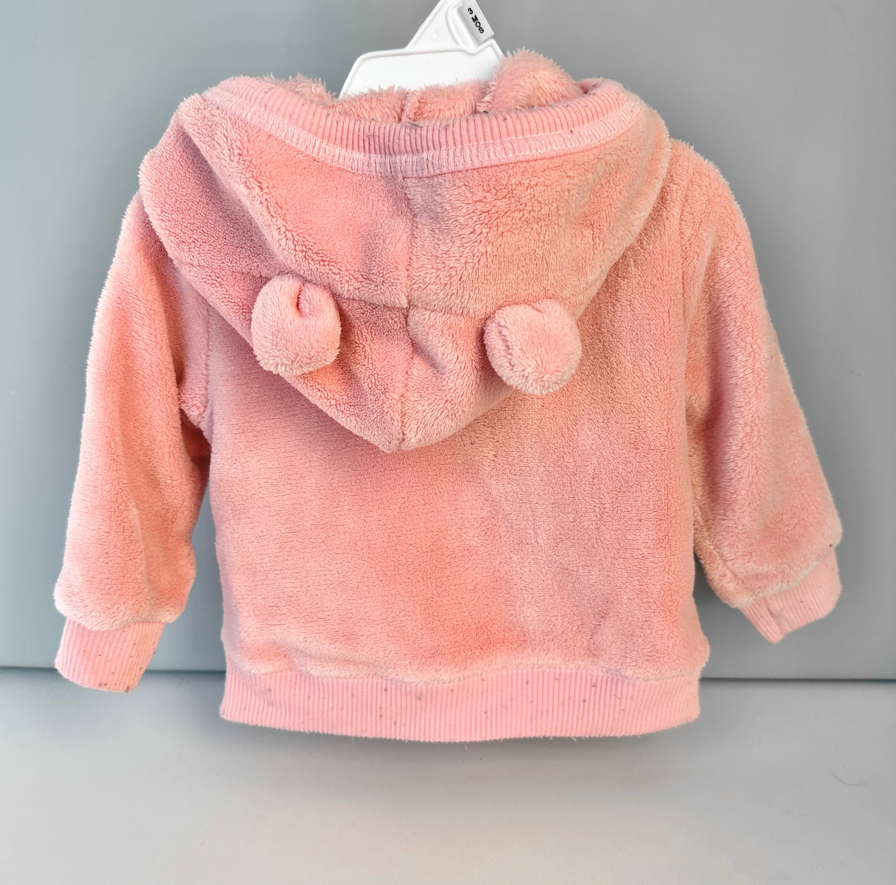 Baby Girl Fleece Hooded Zip Sweater - Carter's - 6-9 Months - photo 2