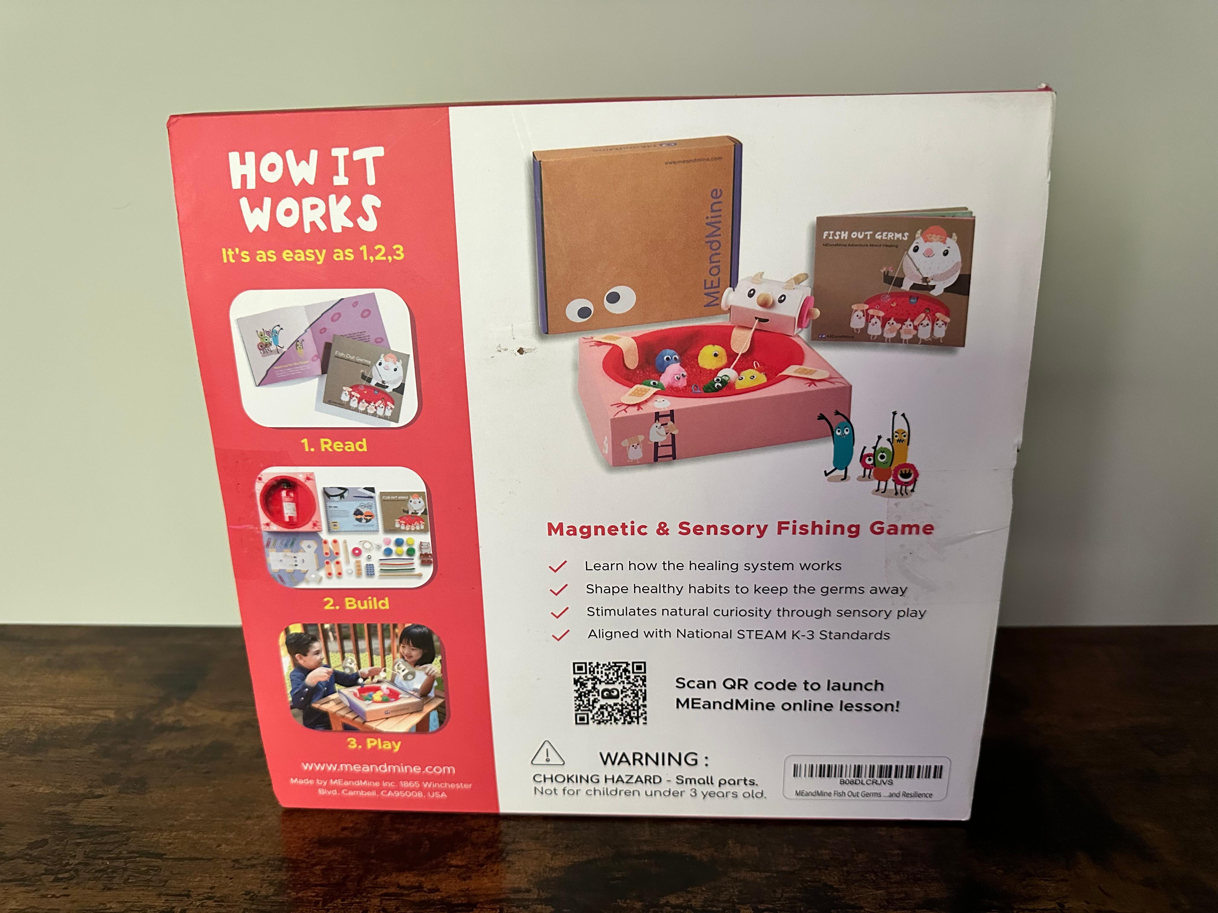Mean & Mine Fish Out Germs Magnetic Sensory Game - photo 2