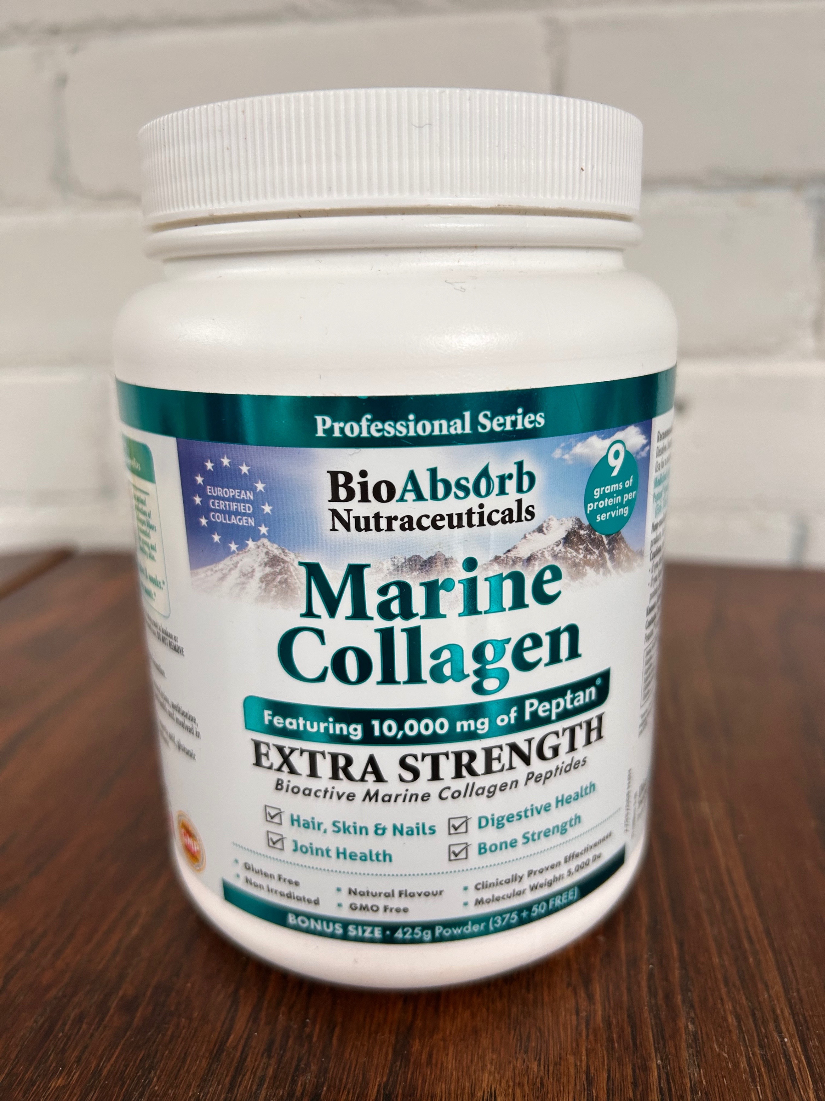 BioAbsorb Nutra. Marine Collagen Extra Strength Powder