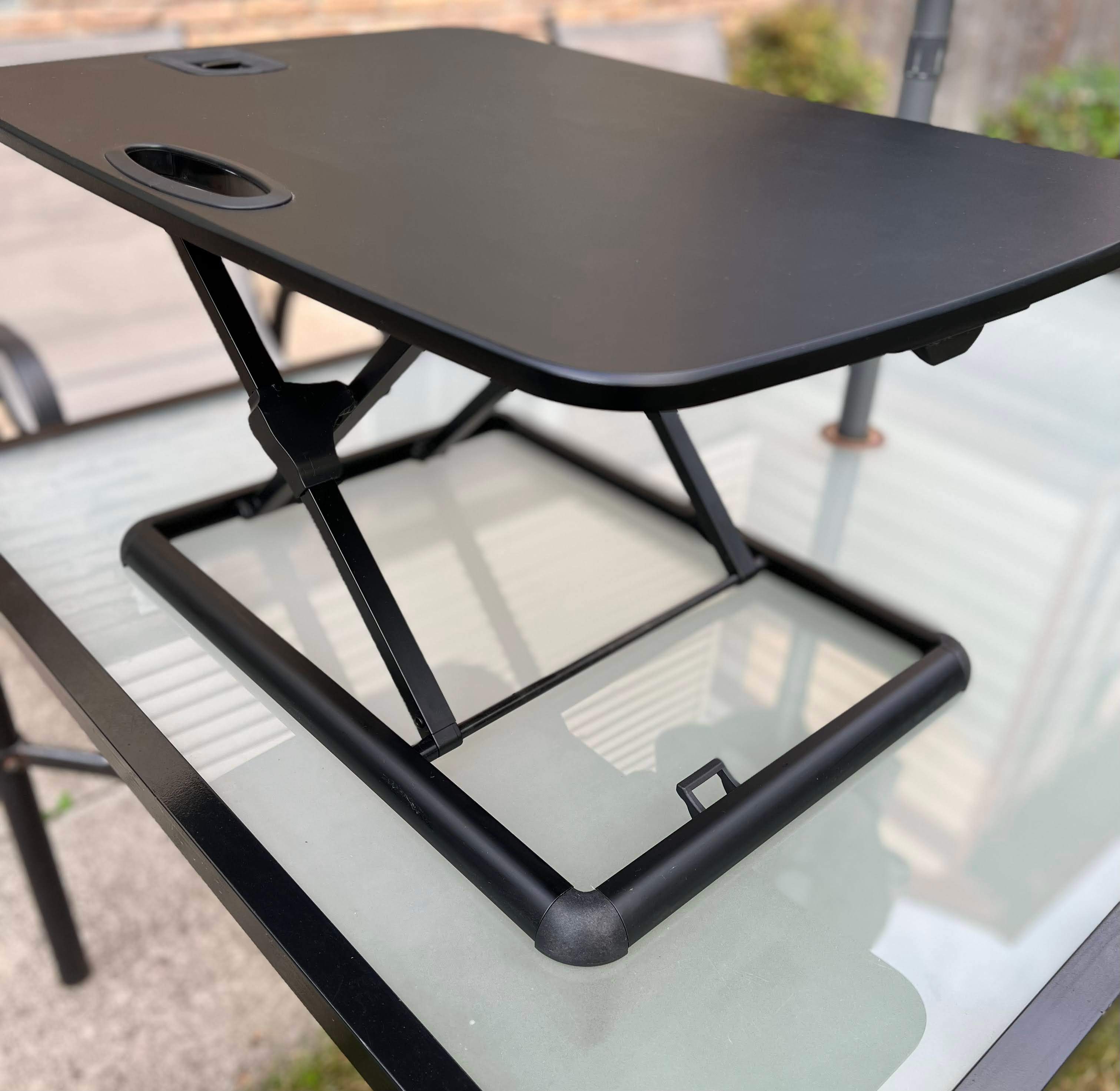Portable Height Adjustable Sit-Stand Desk Converter - photo 3