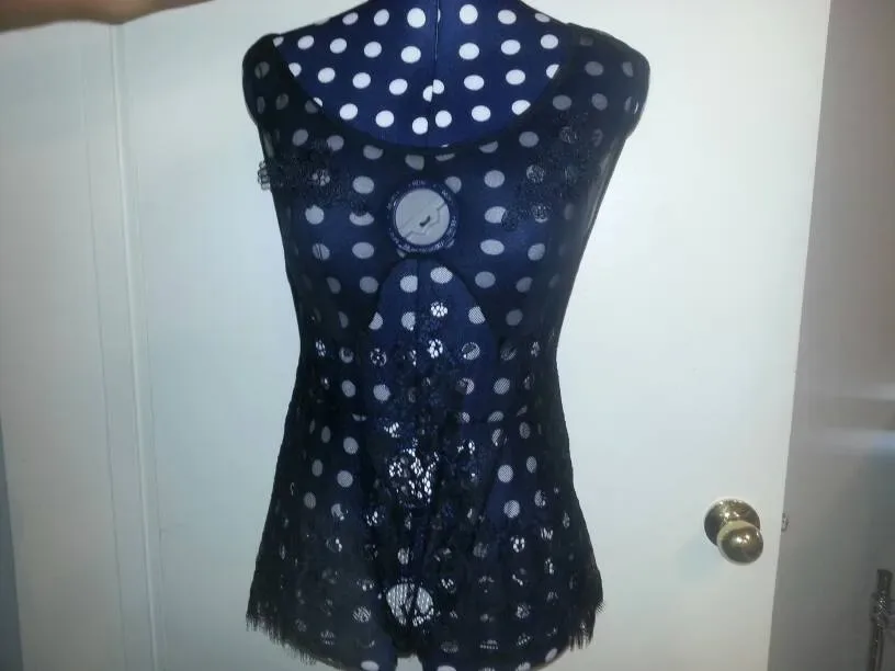 Brand New Black Lace/Mesh Teddy (New With Tags From Forever 2... - photo 2
