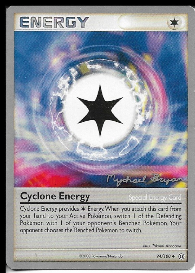 Pokemon Cyclone Energy 94/100 World Championships 2010 Deck LP