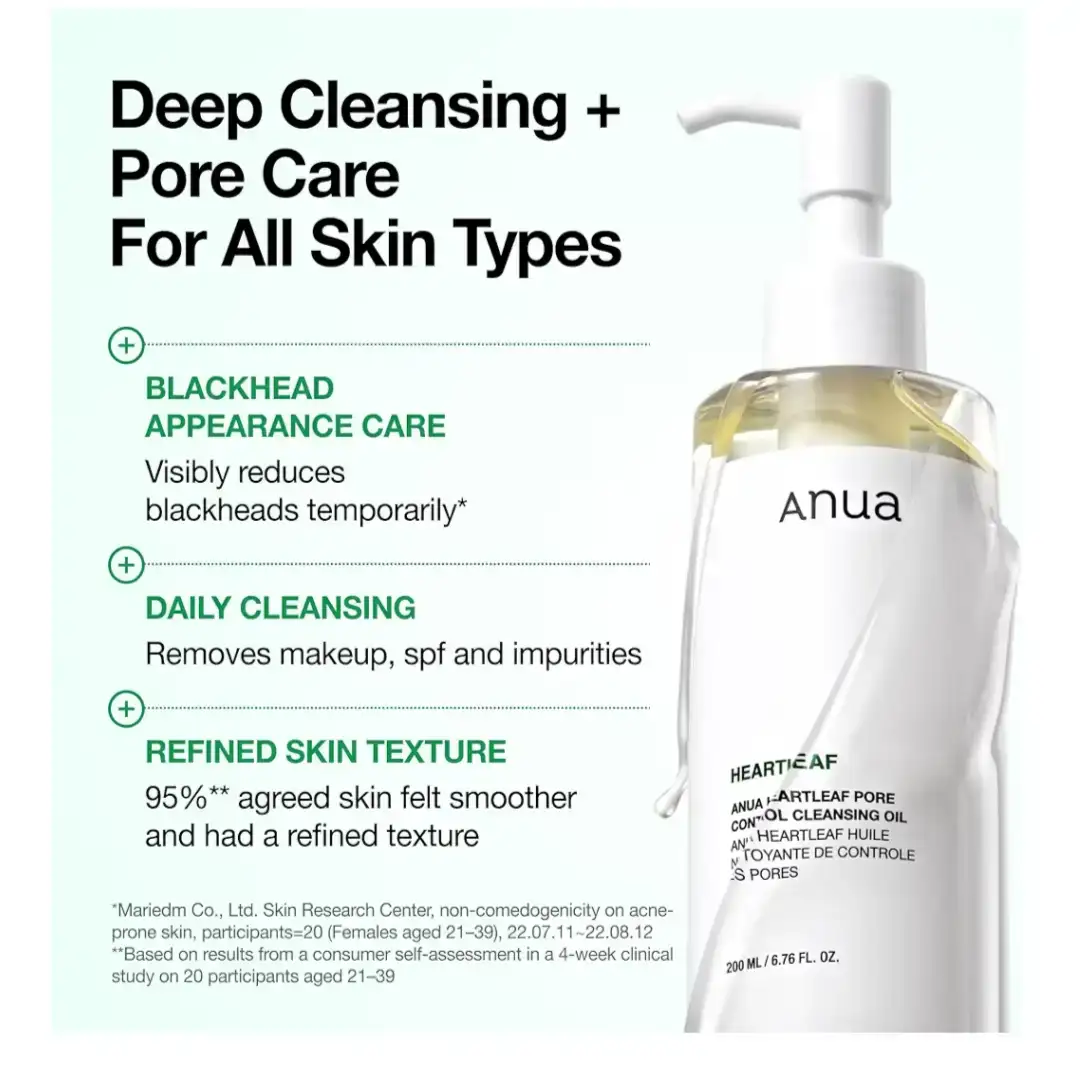 Anua Heartleaf Pore Control Cleansing Oil 200ml - photo 3