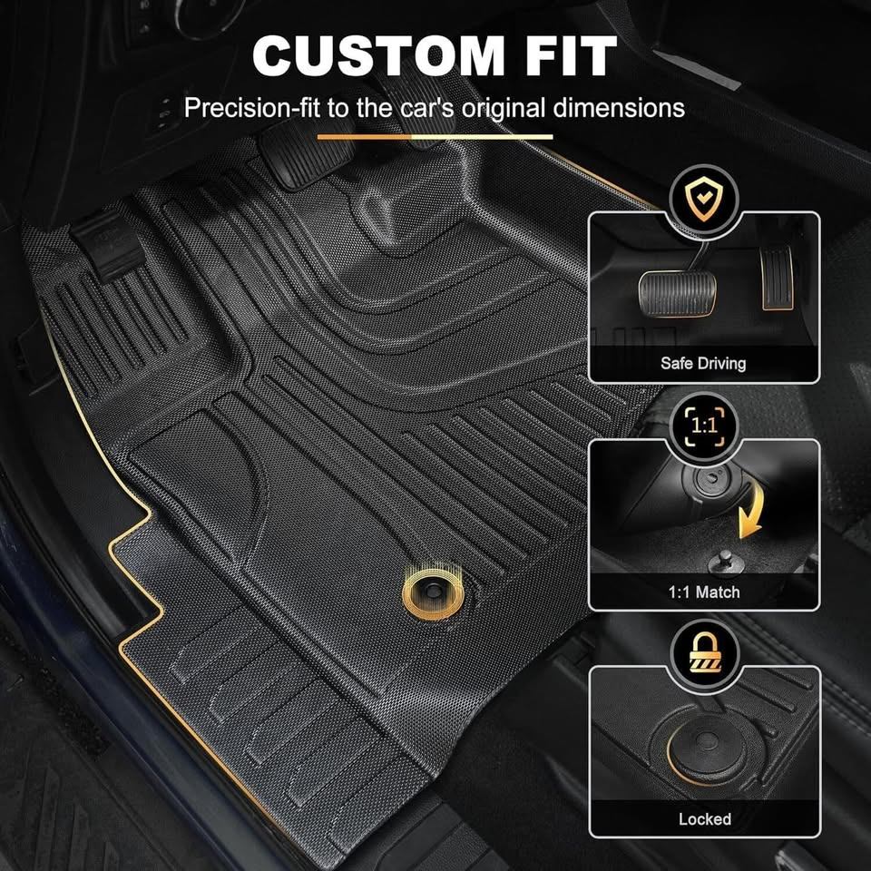 27. Chevy/GMC Floor Mats & Bed Mat Set AOMSAZTO