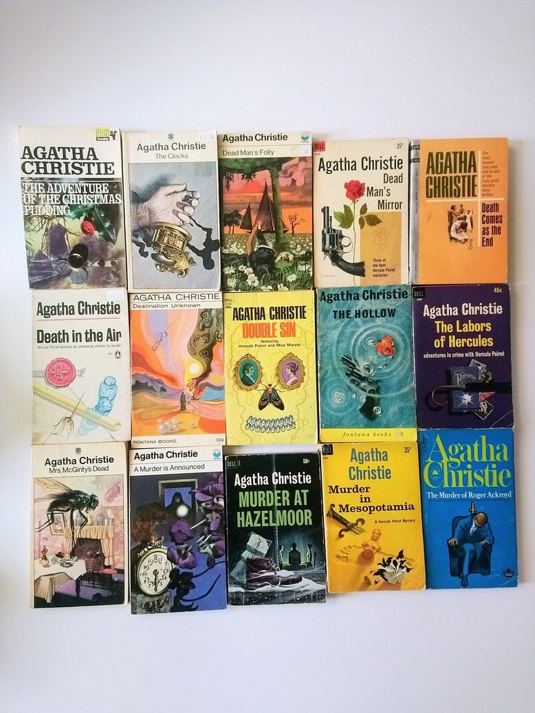 vintage Agatha Christie pocketbooks!