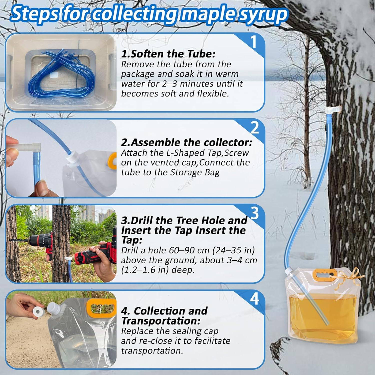 NEW~ Maple Syrup Tapping Kit, 10 Sets - photo 4