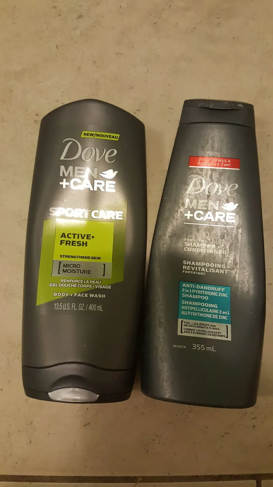dove men + care body wash (almost full). will throw in the sh...