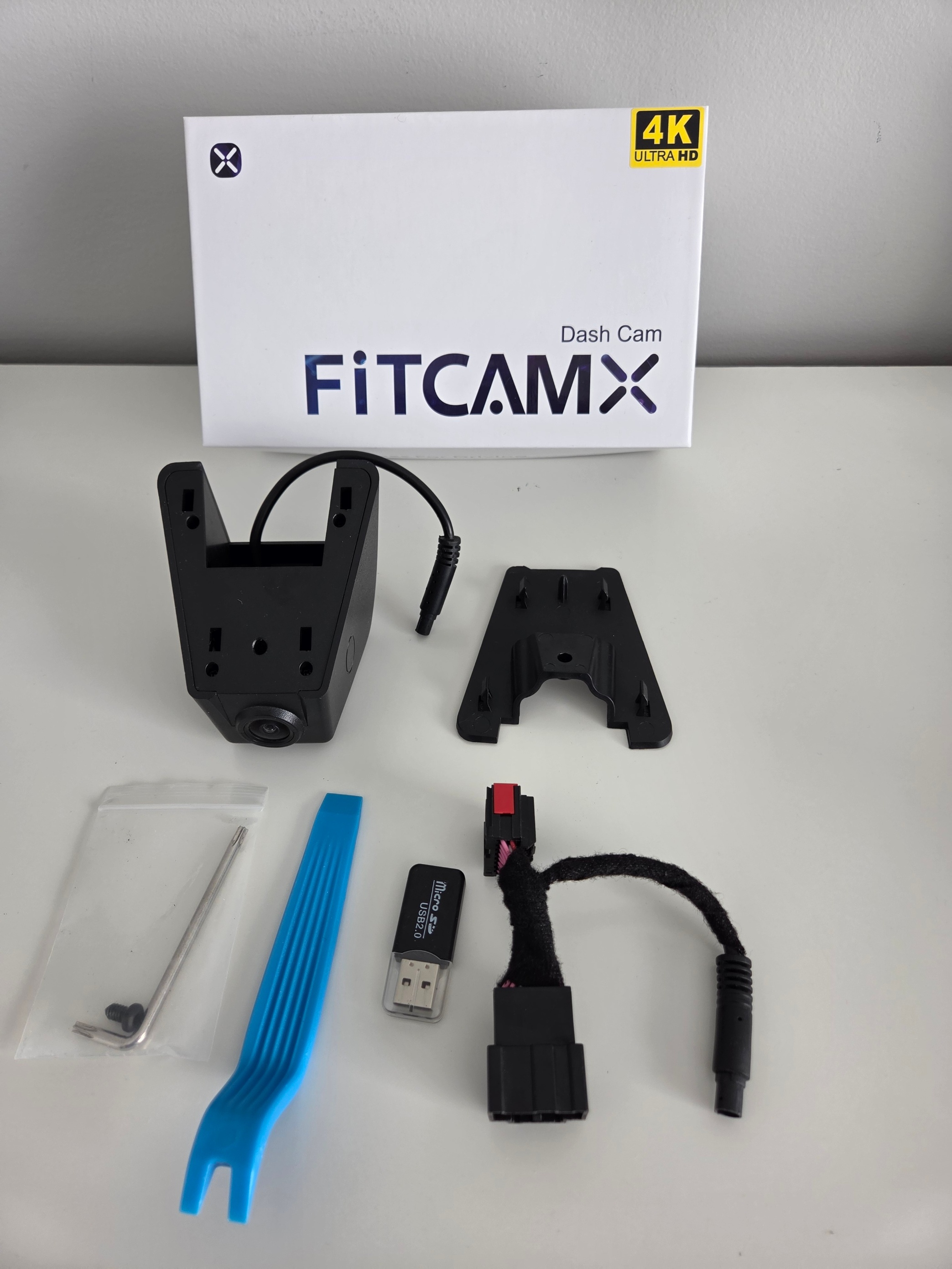 Fitcamx 4K/1440P Front Dash Cam for 2021+ Ford F-150 (OEM Look)
