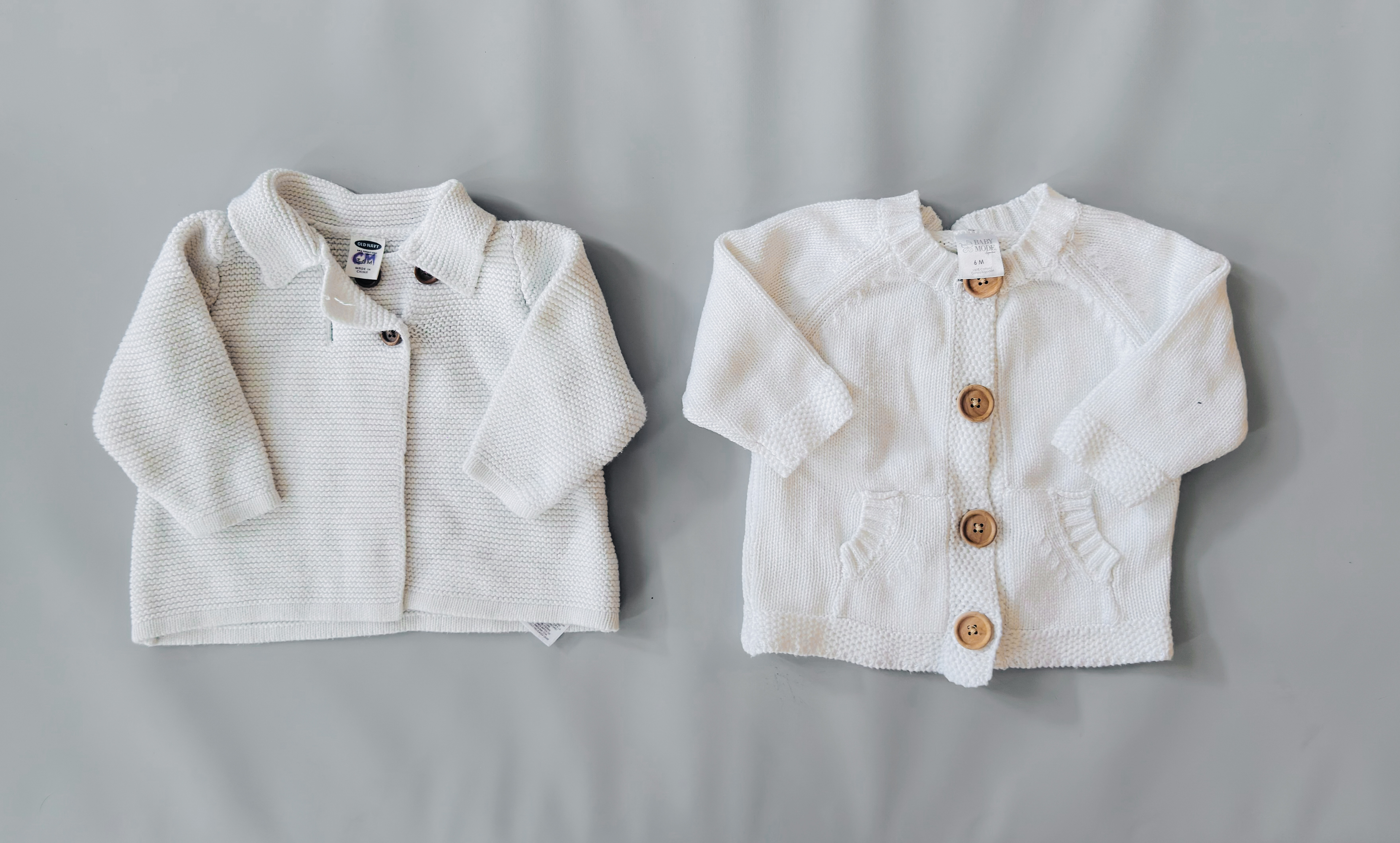 Baby Girl Sweaters - 3-6 and 6-9 Months